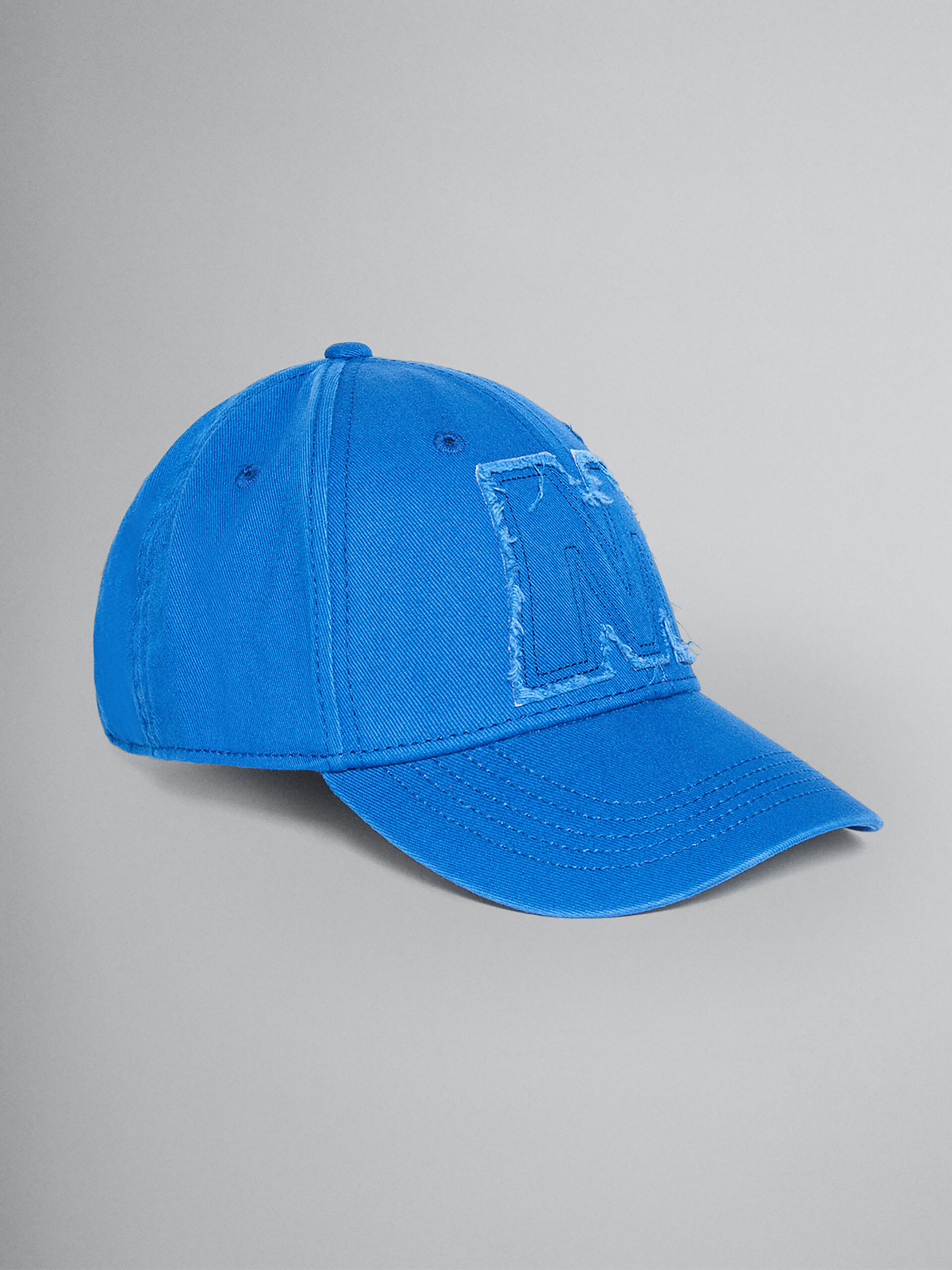 Blue baseball cap with Big M logo - Caps - Image 1