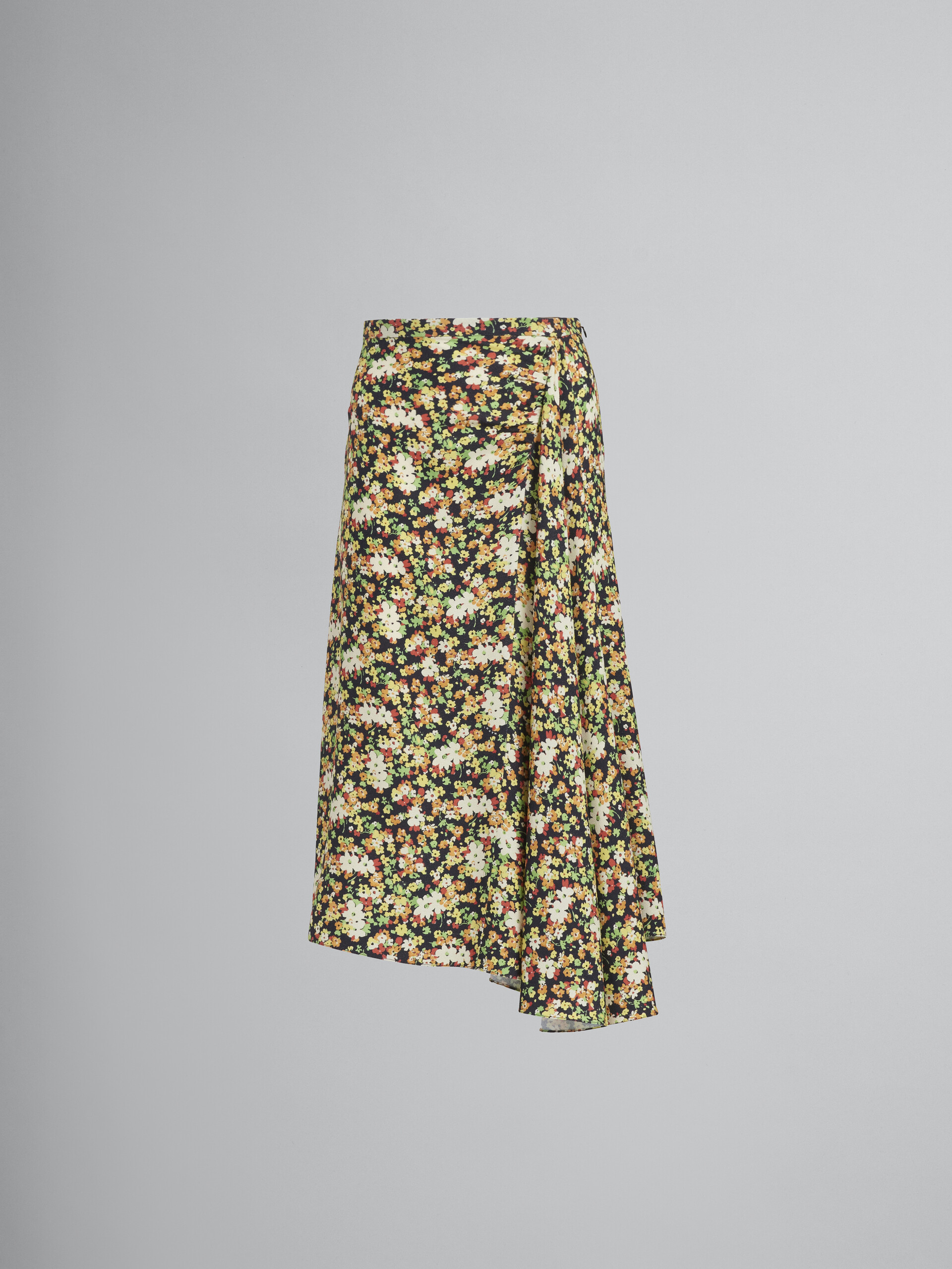 Lovers Prairie print skirt with godet hem - Skirts - Image 1