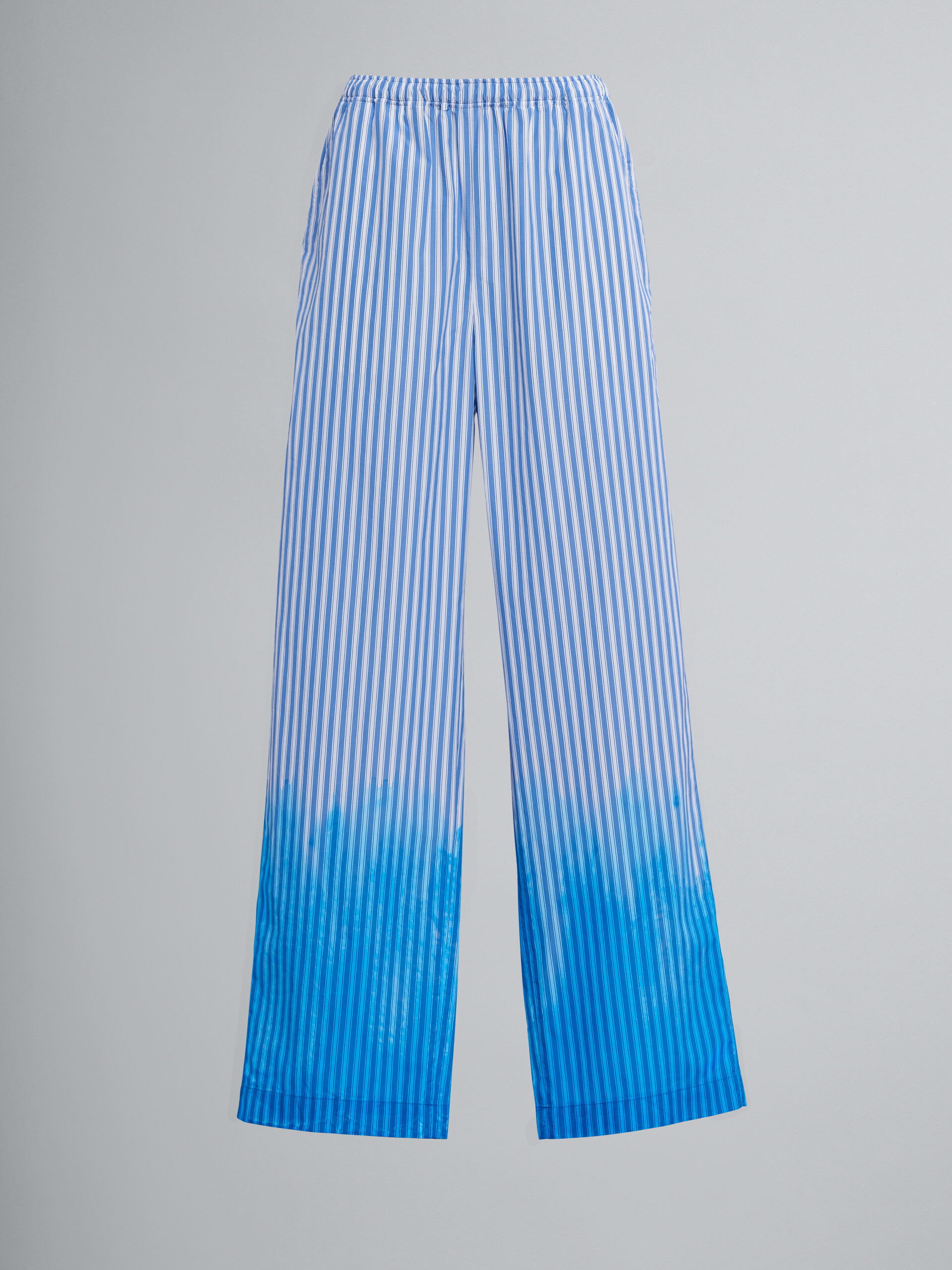 Pantalones de popelina rosa teñida por inmersión | Marni