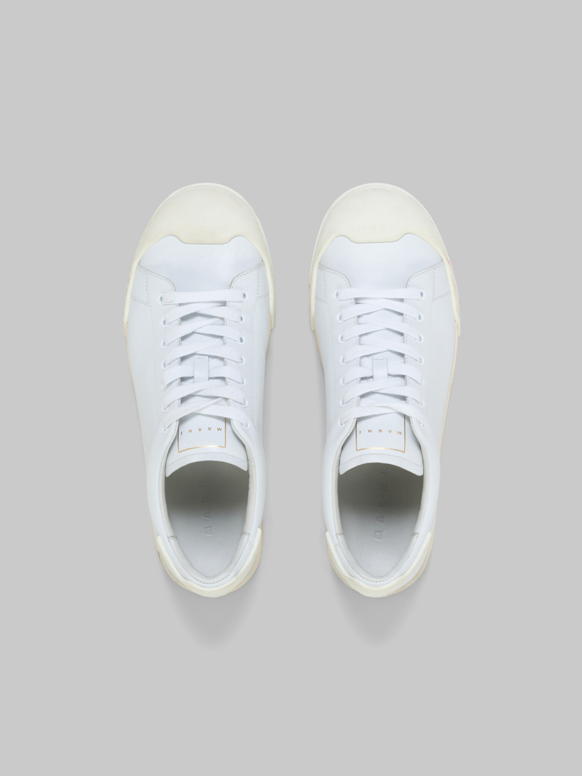 Dada Bumper sneaker in white and yellow leather - Sneakers - Image 4