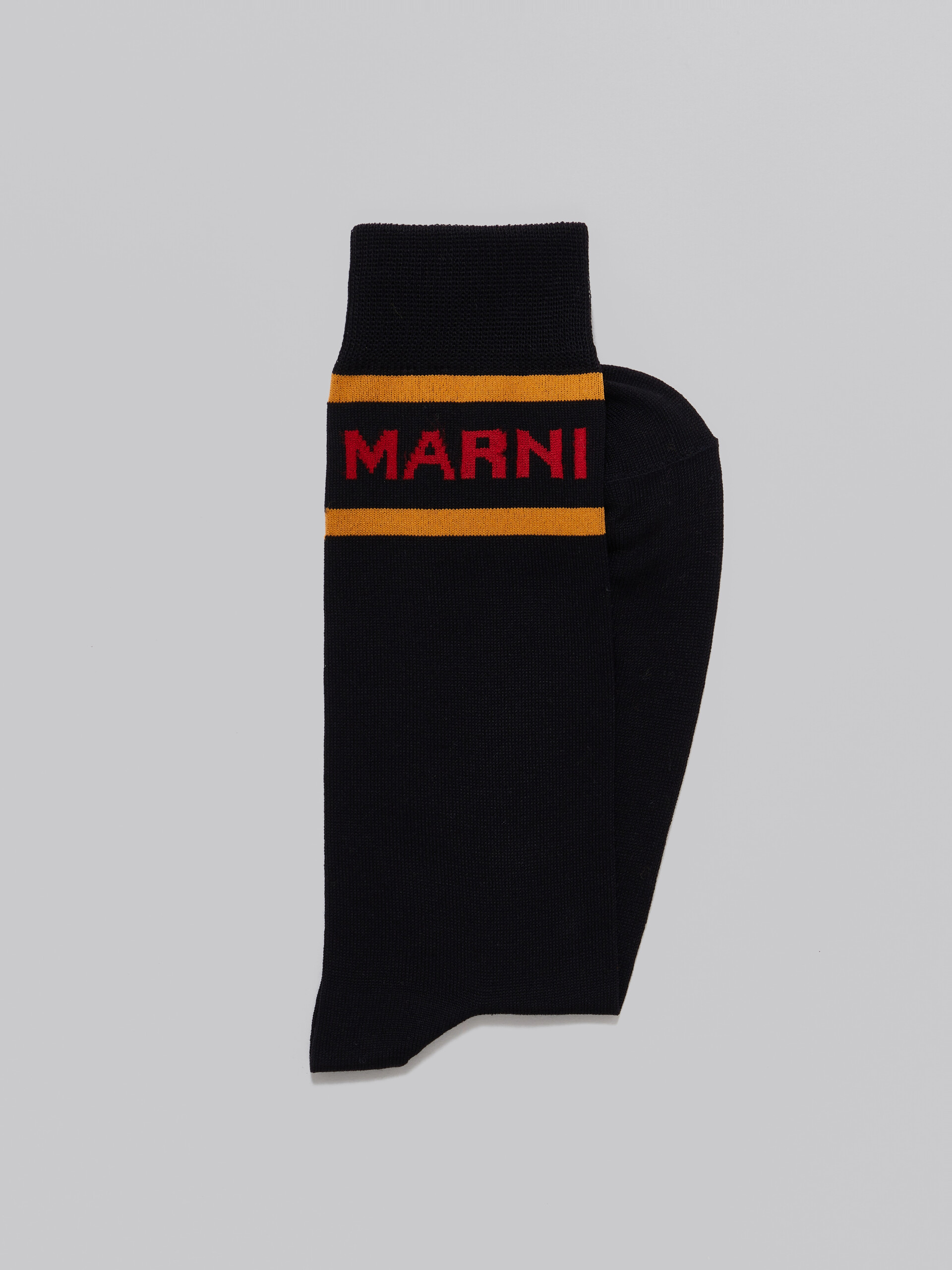 Black socks with logo cuffs - Socks - Image 2