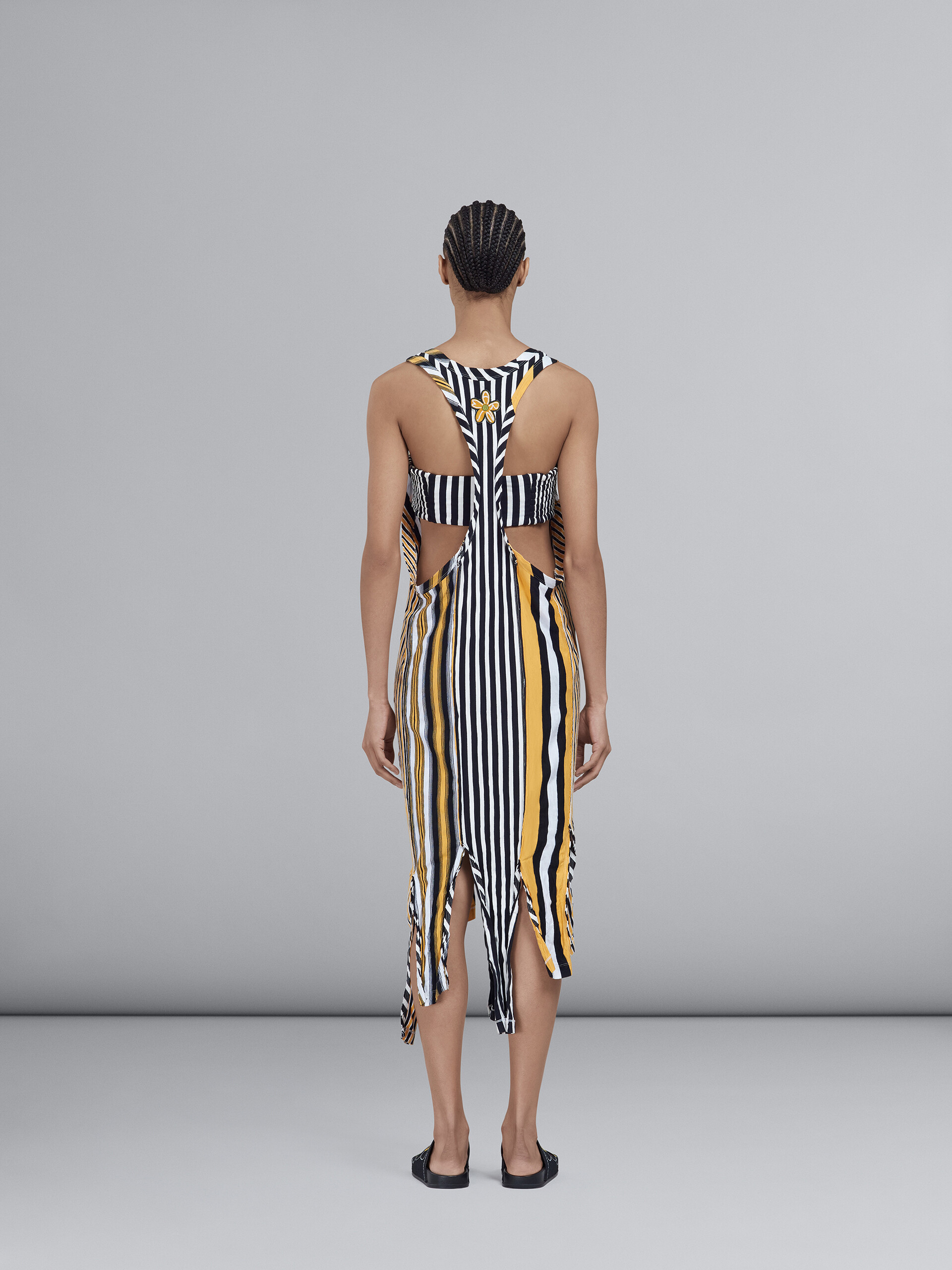 Striped jersey tunic dress - Dresses - Image 3