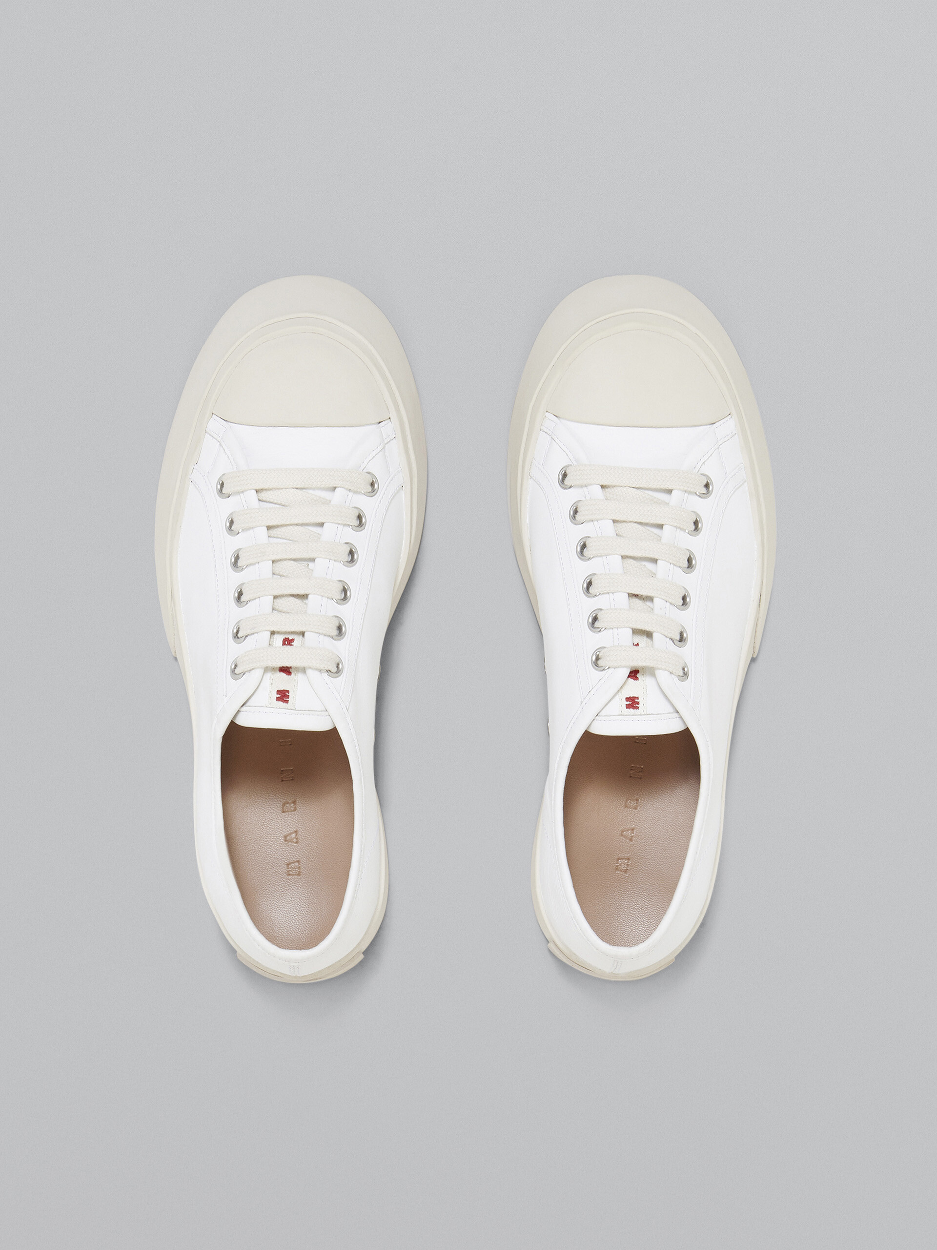 White nappa leather PABLO sneaker - Sneakers - Image 4