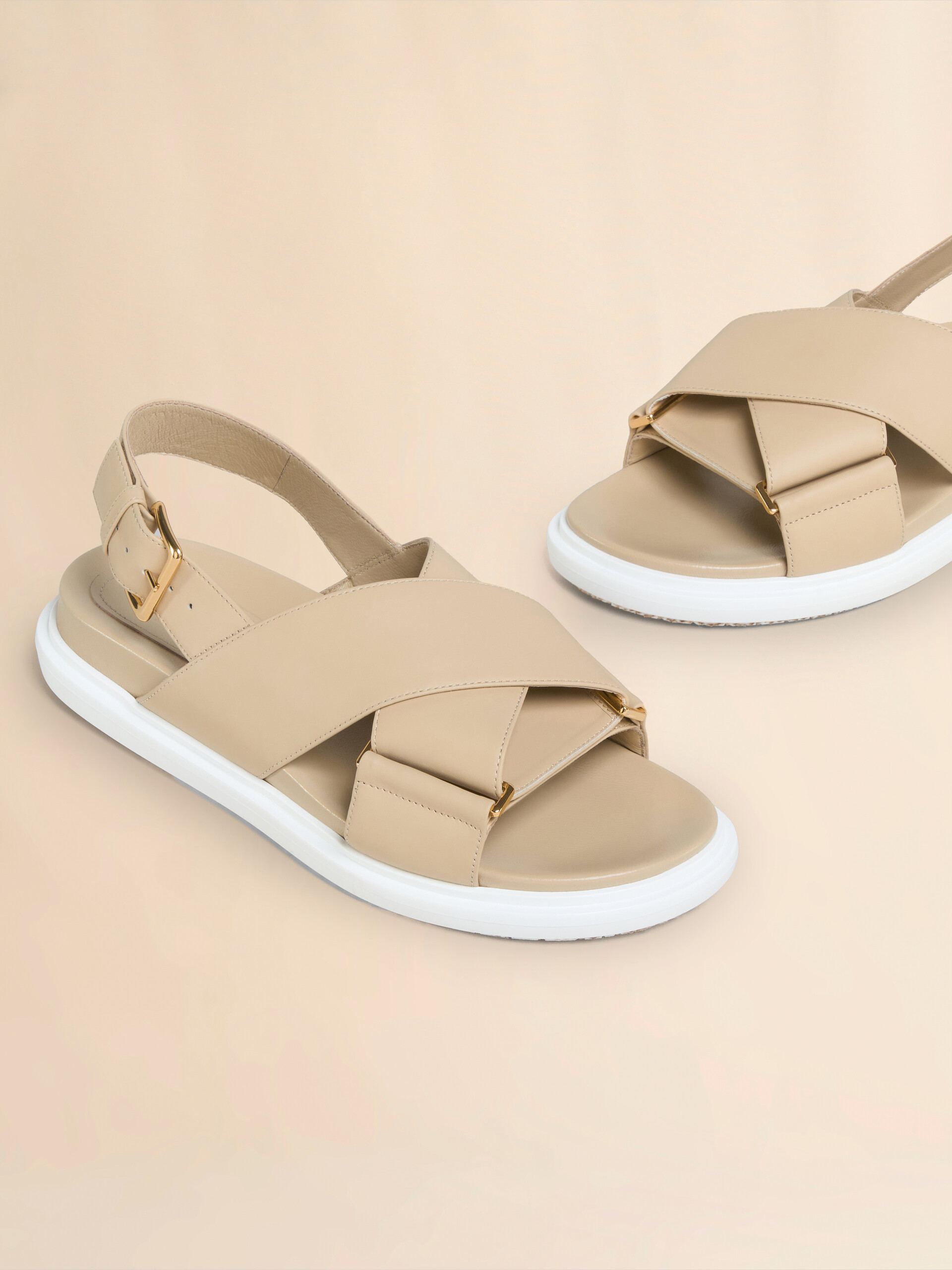 Brown leather Fussbett - Sandals - Image 5