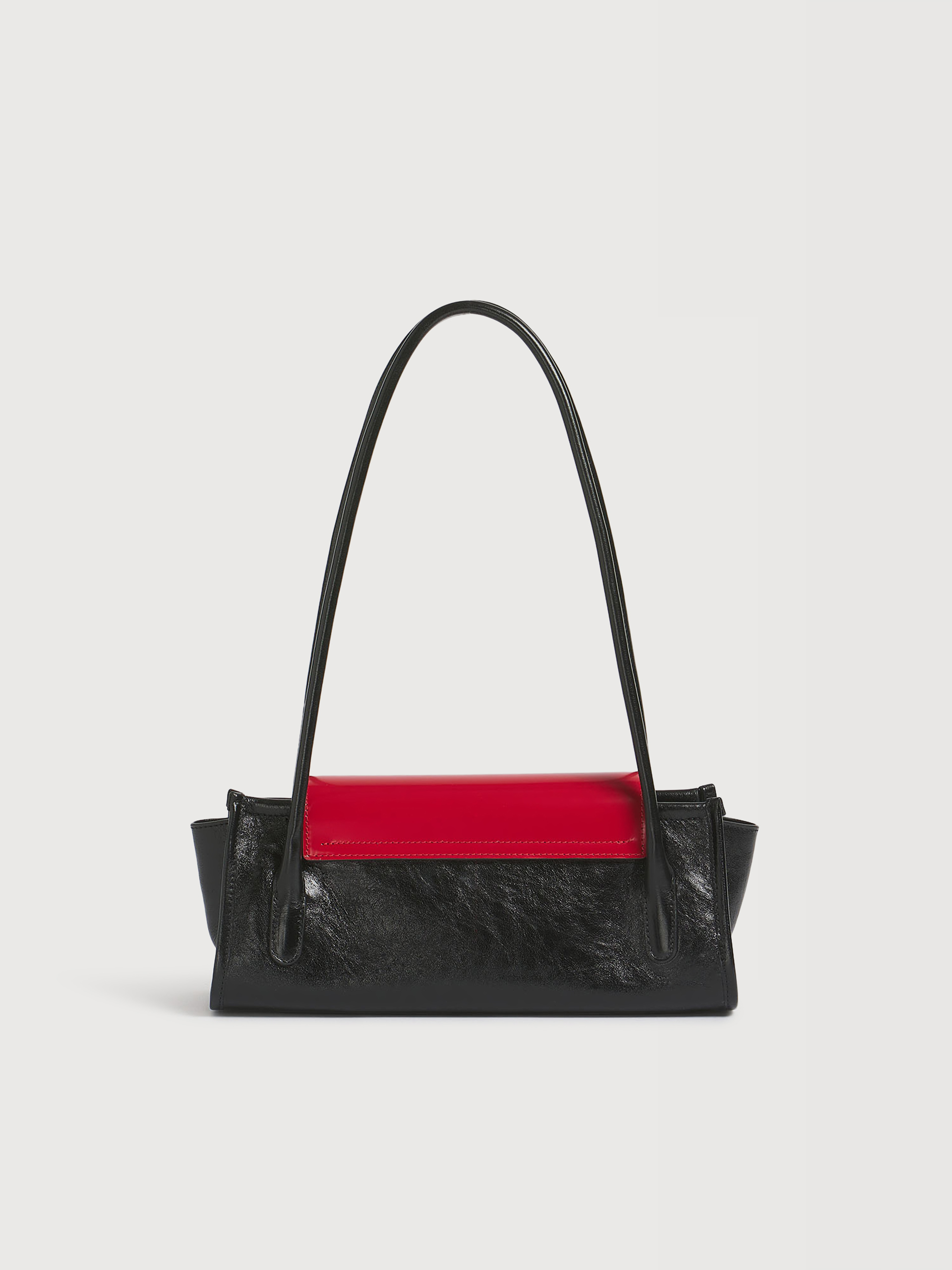 Black leather Trunkette bag - Shoulder Bags - Image 3