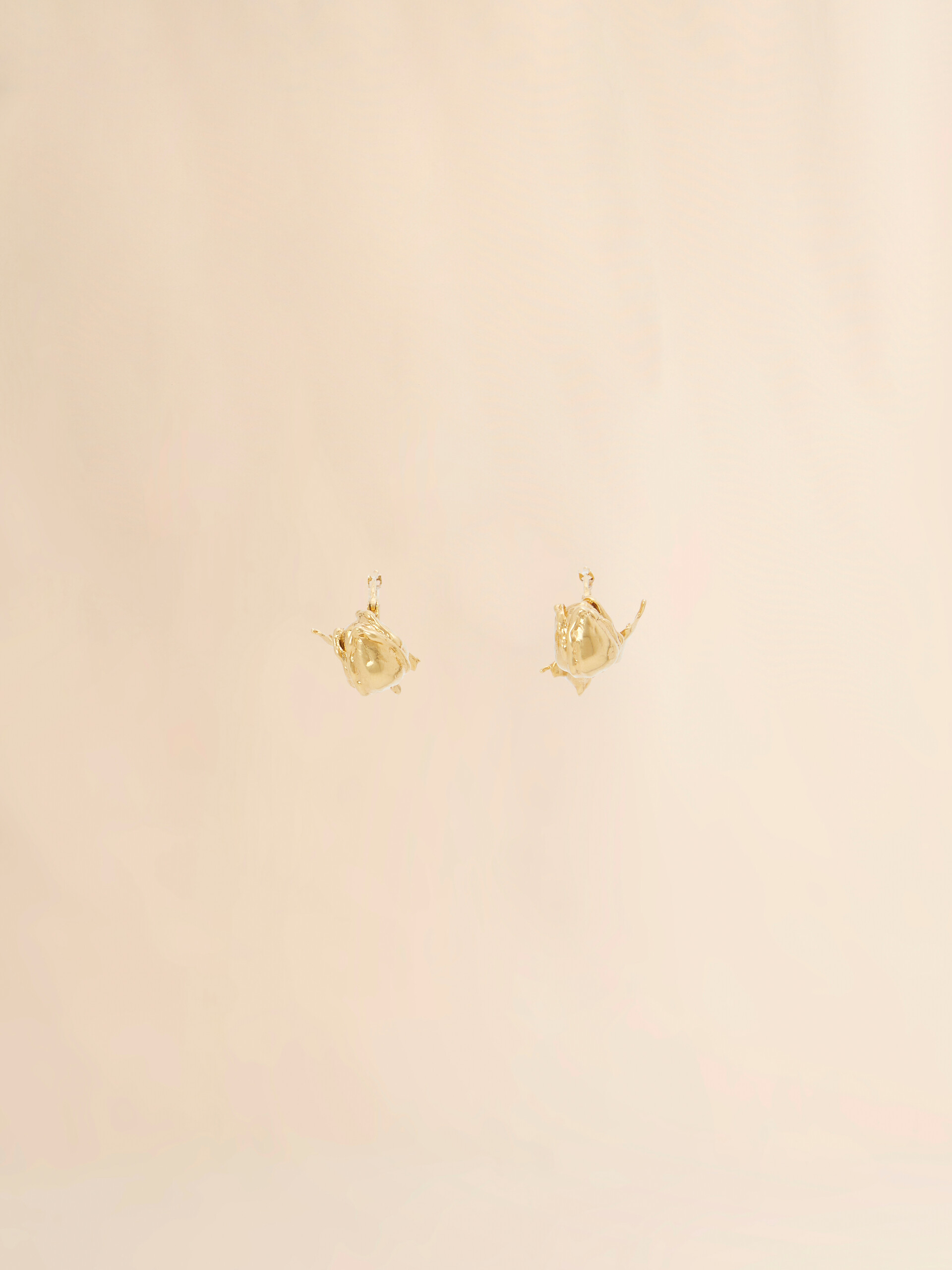 Gold Tulip earrings - Earrings - Image 1