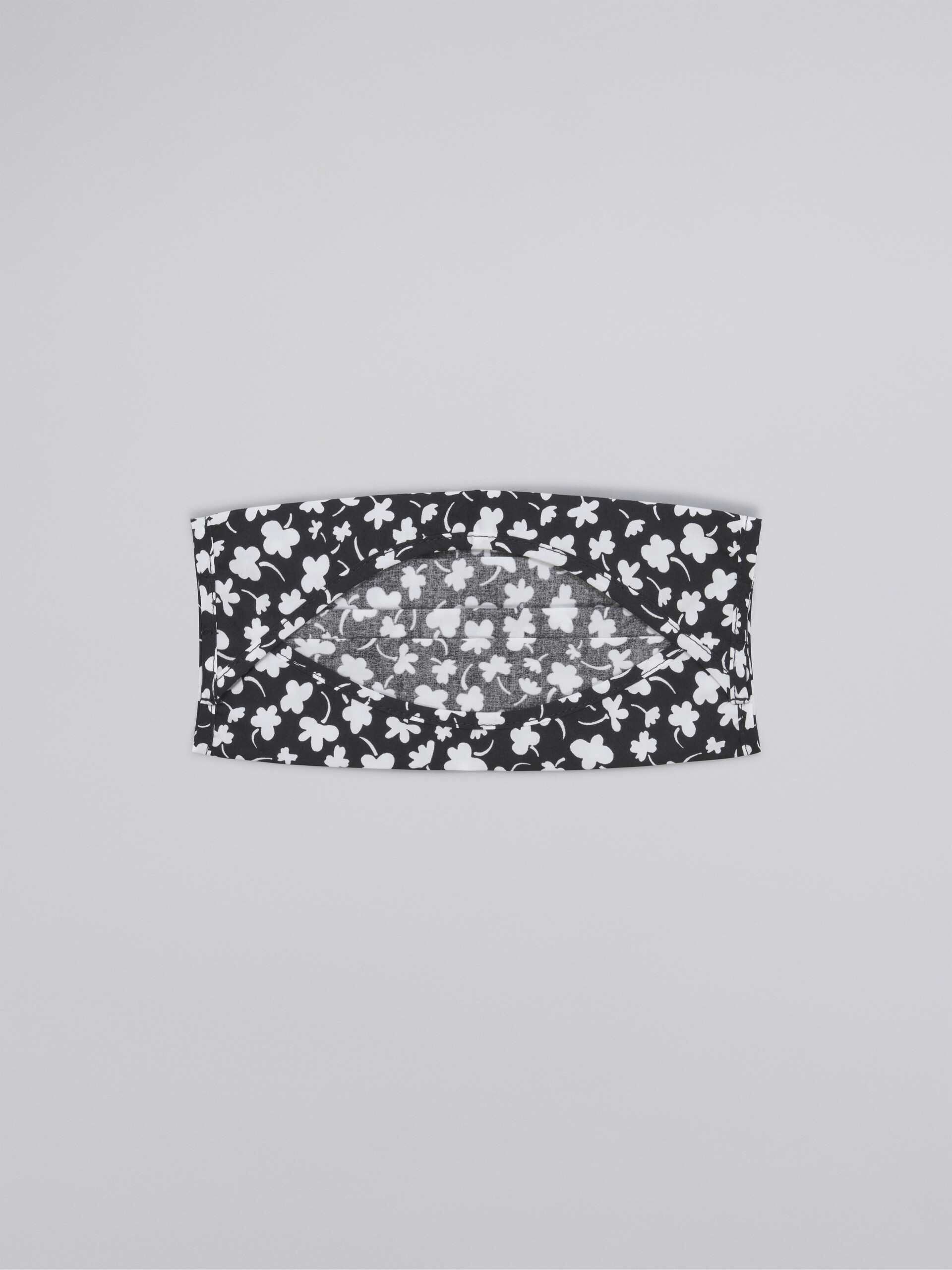 Copri-mascherina lavabile in cotone stampa Micro Flower - Altri accessori - Image 3