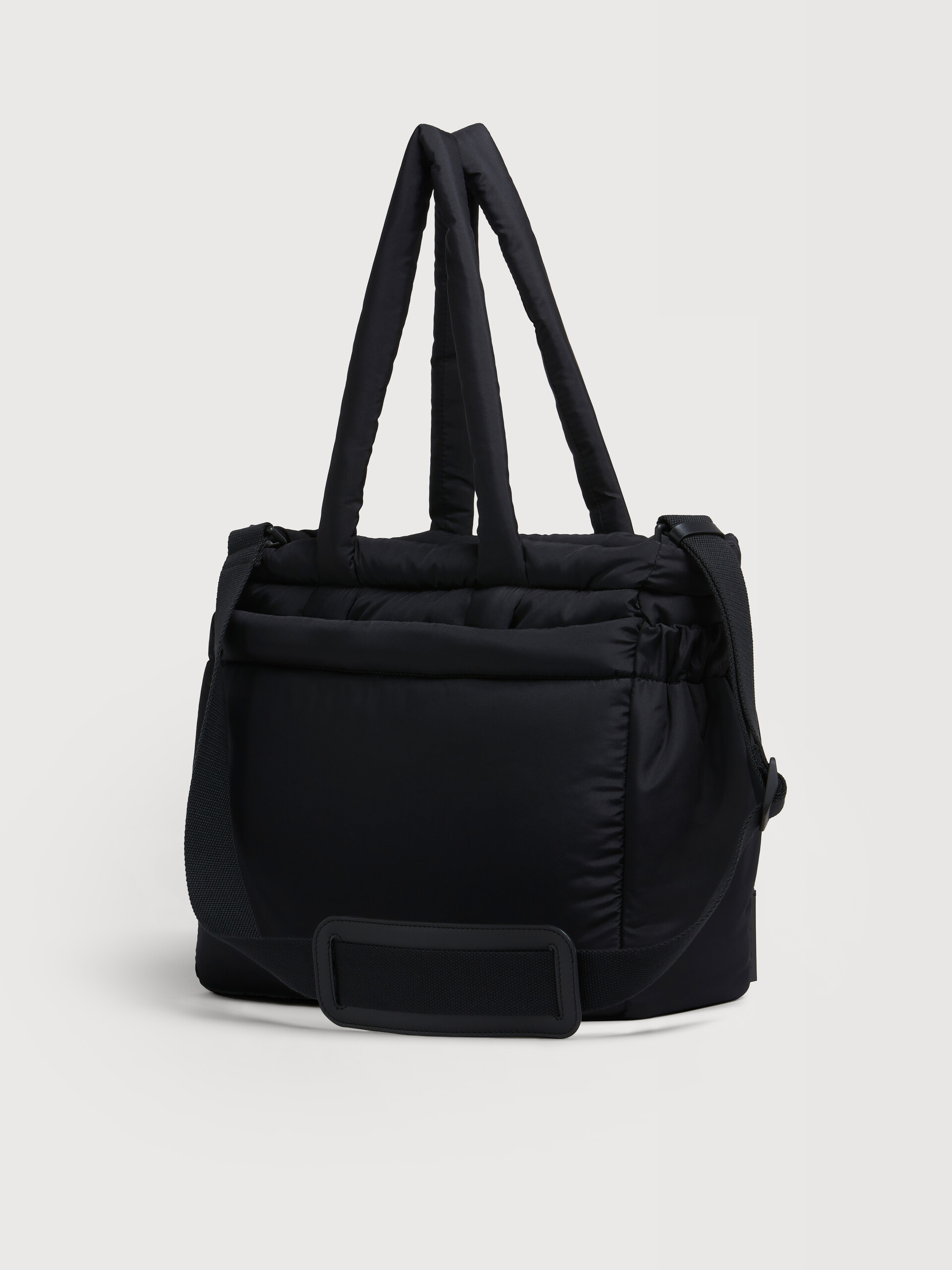 Tote bag Puff E/W de tejido t&eacute;cnico negro - Bolsos shopper - Image 2