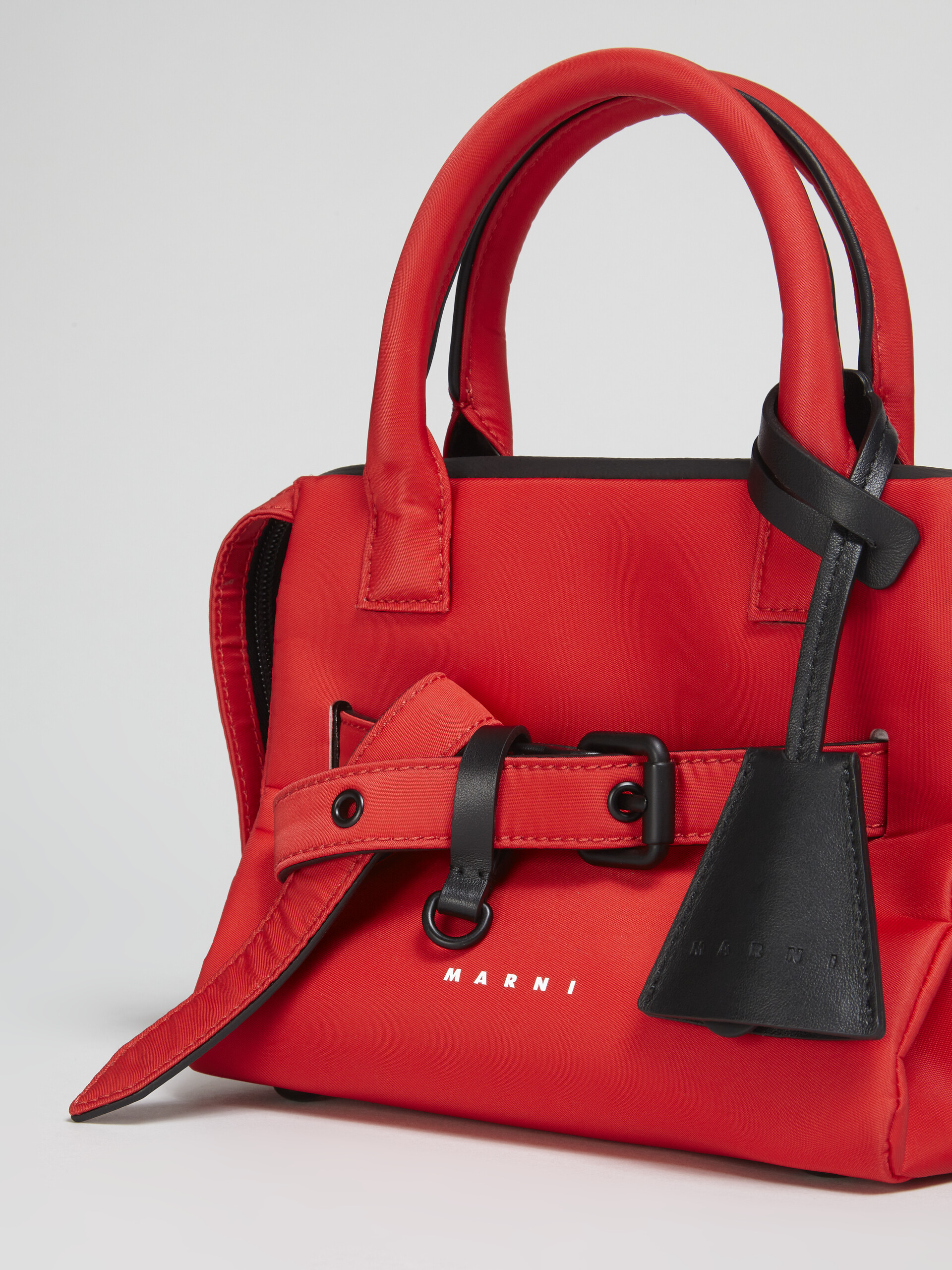 Red nylon TREASURE bag - Handbags - Image 3