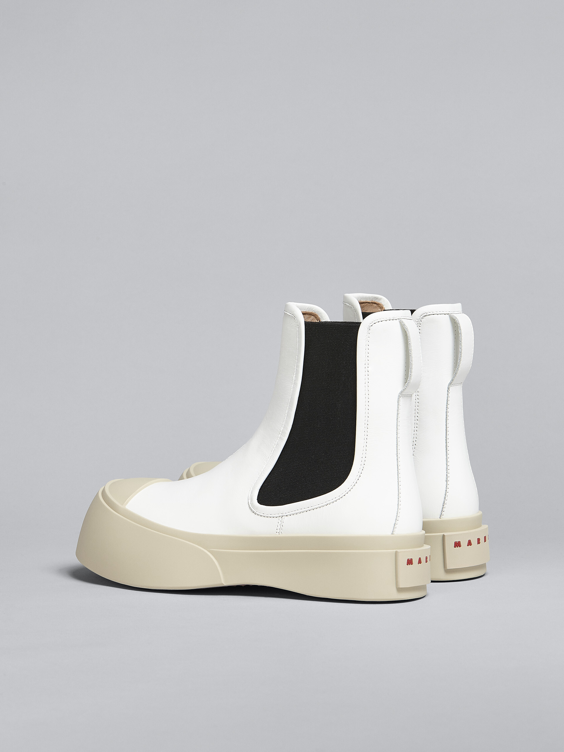White leather Pablo Chelsea boot - Boots - Image 3