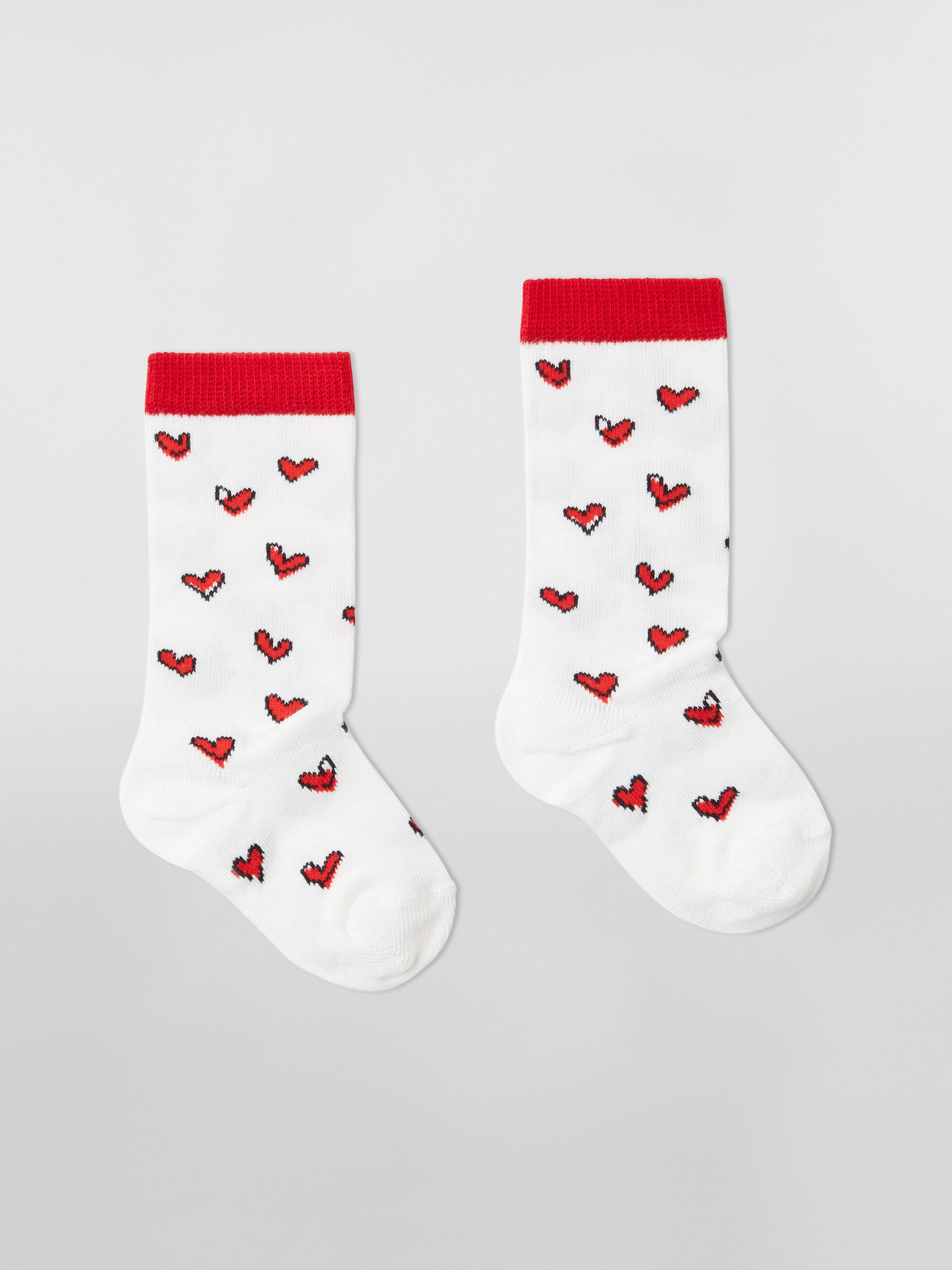 SOCKS WITH HEARTS - Socks - Image 1