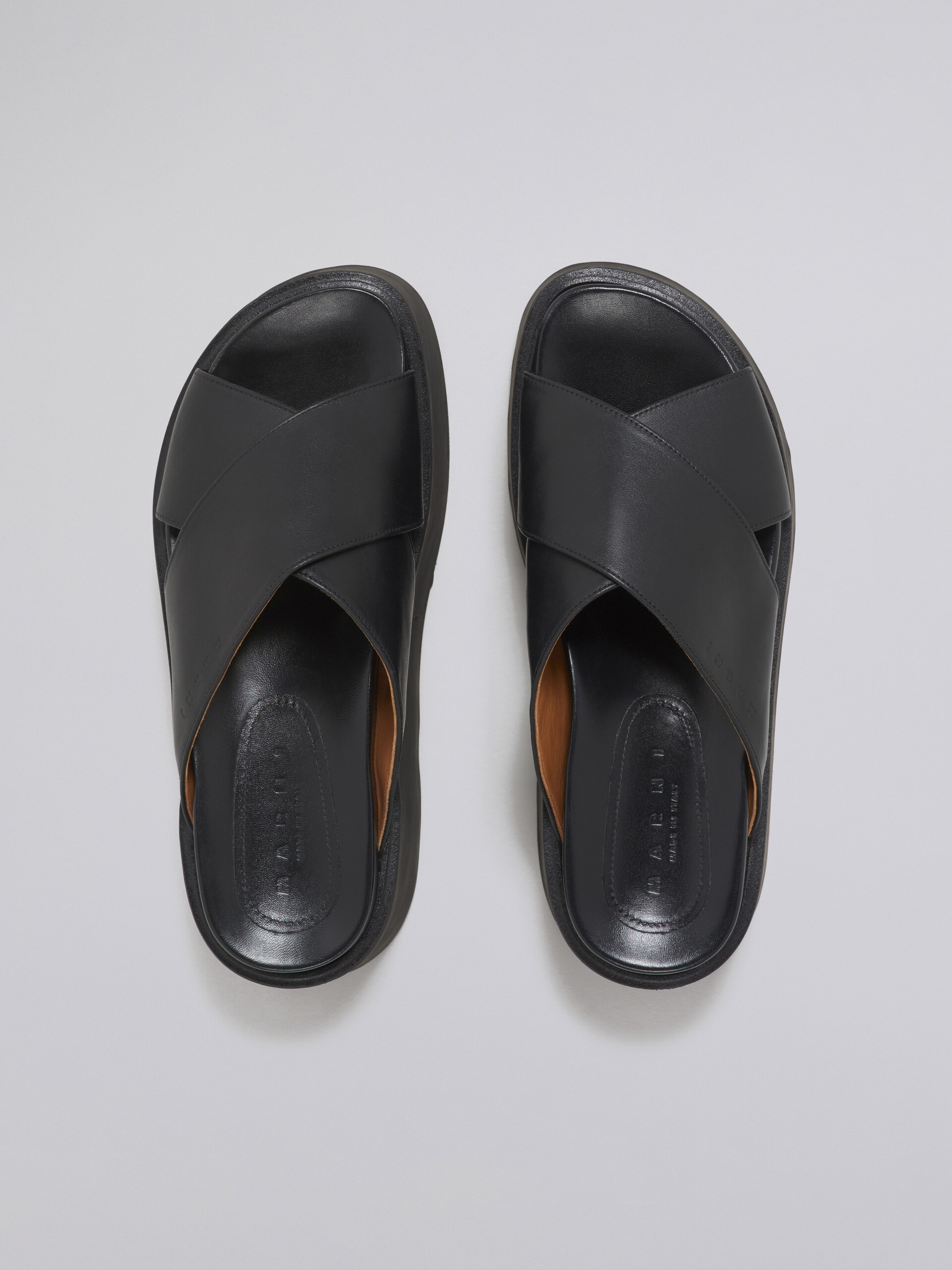 criss cross leather sandals