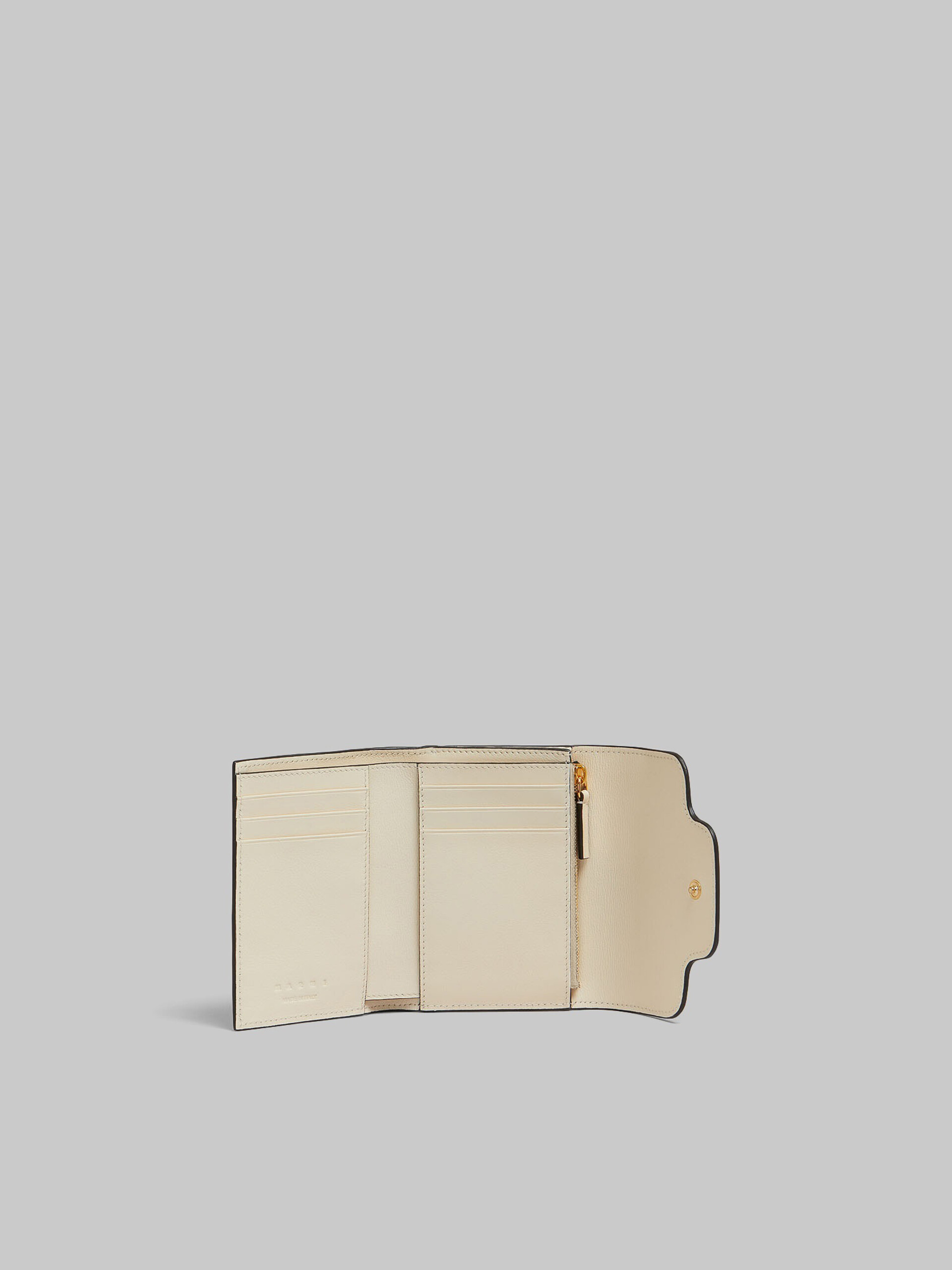 Cream leather Trunkaroo trifold wallet | Marni 