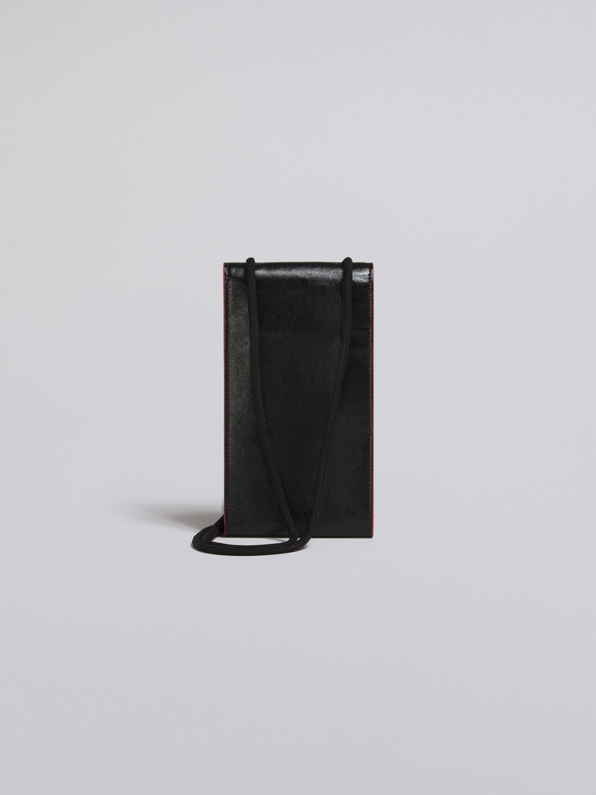 Phone case in two-tone shiny calfskin - Wallets and Small Leather Goods - Image 3
