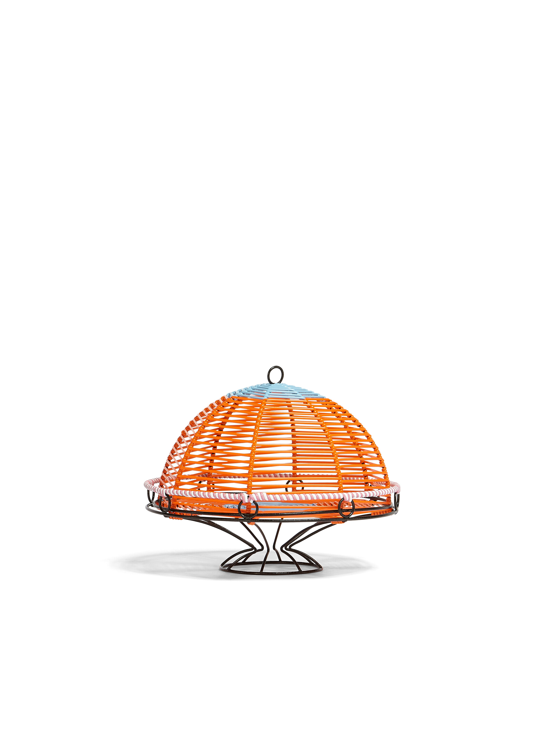 MARNI MARKET cakestand in iron colourblock orange PVC - Home Accessories - Image 2