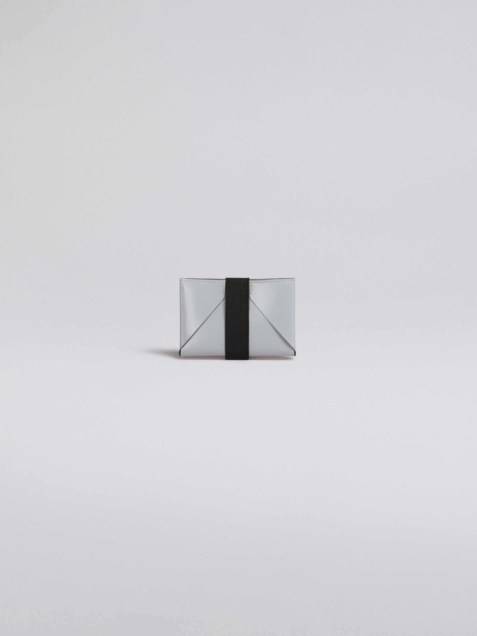 Portacarte di credito origami in PVC nero e rosso - Portafogli - Image 3