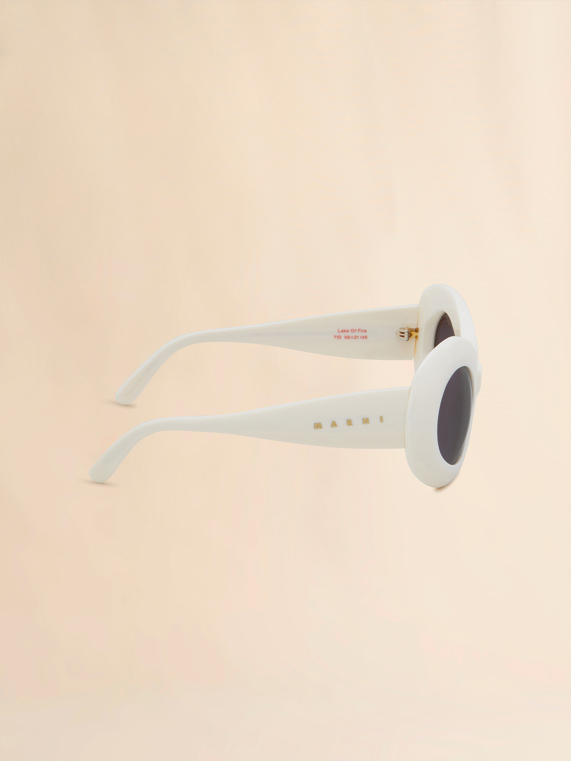 Cream Lake of Fire sunglasses | Marni