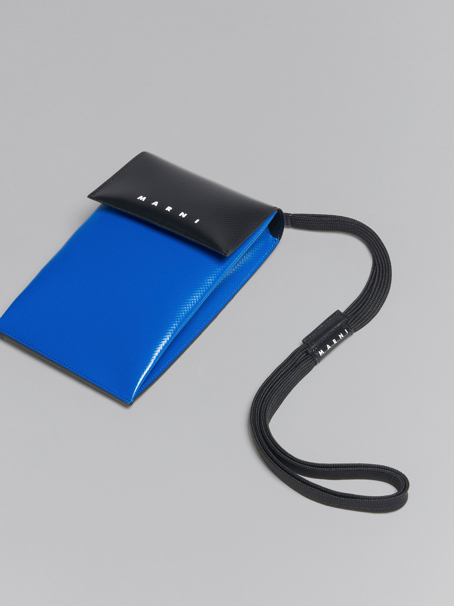 Custodia per smartphone nera e blu - Portafogli e piccola pelletteria - Image 5