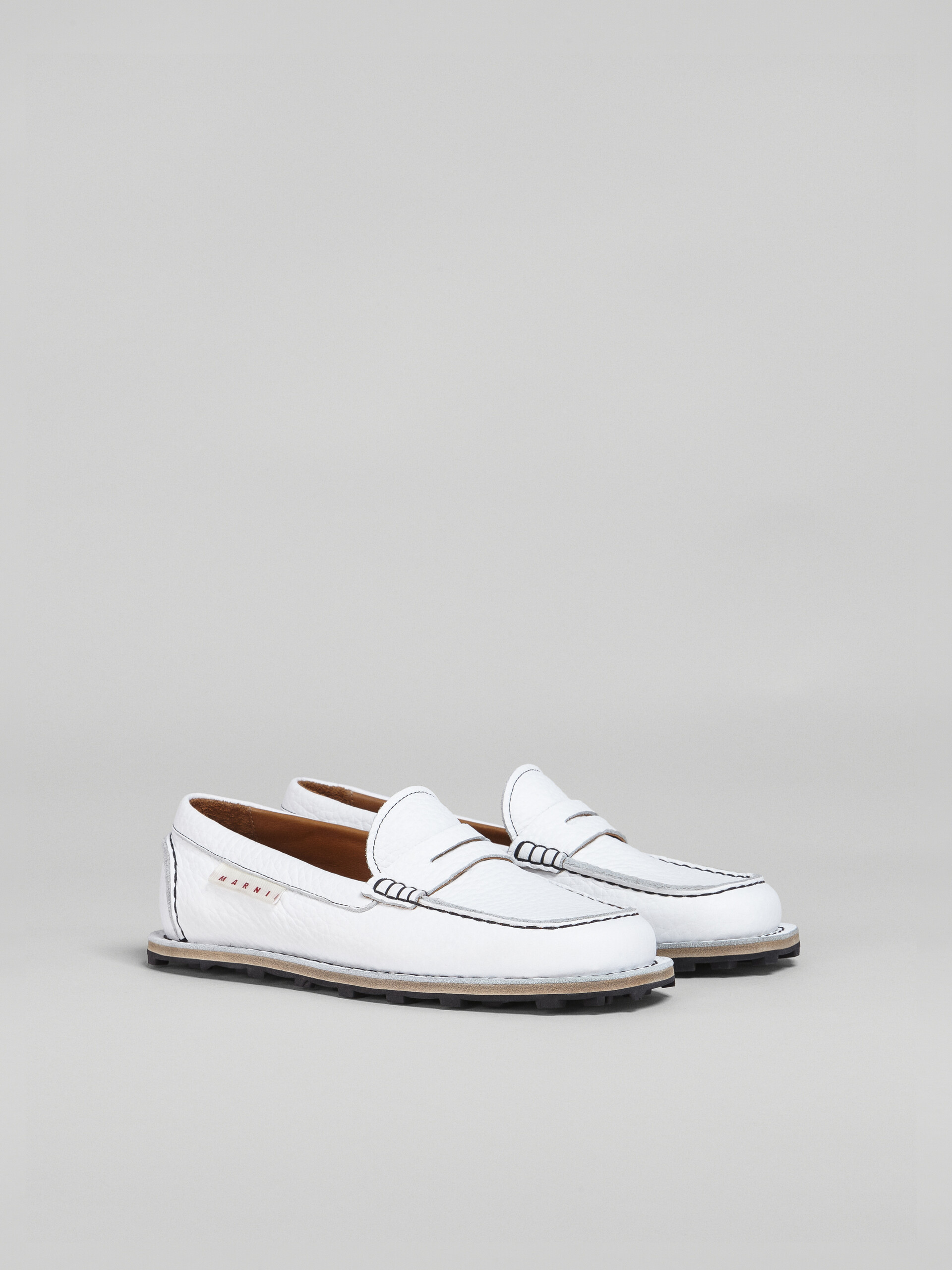 Grained calf leather moccasin - Mocassin - Image 2
