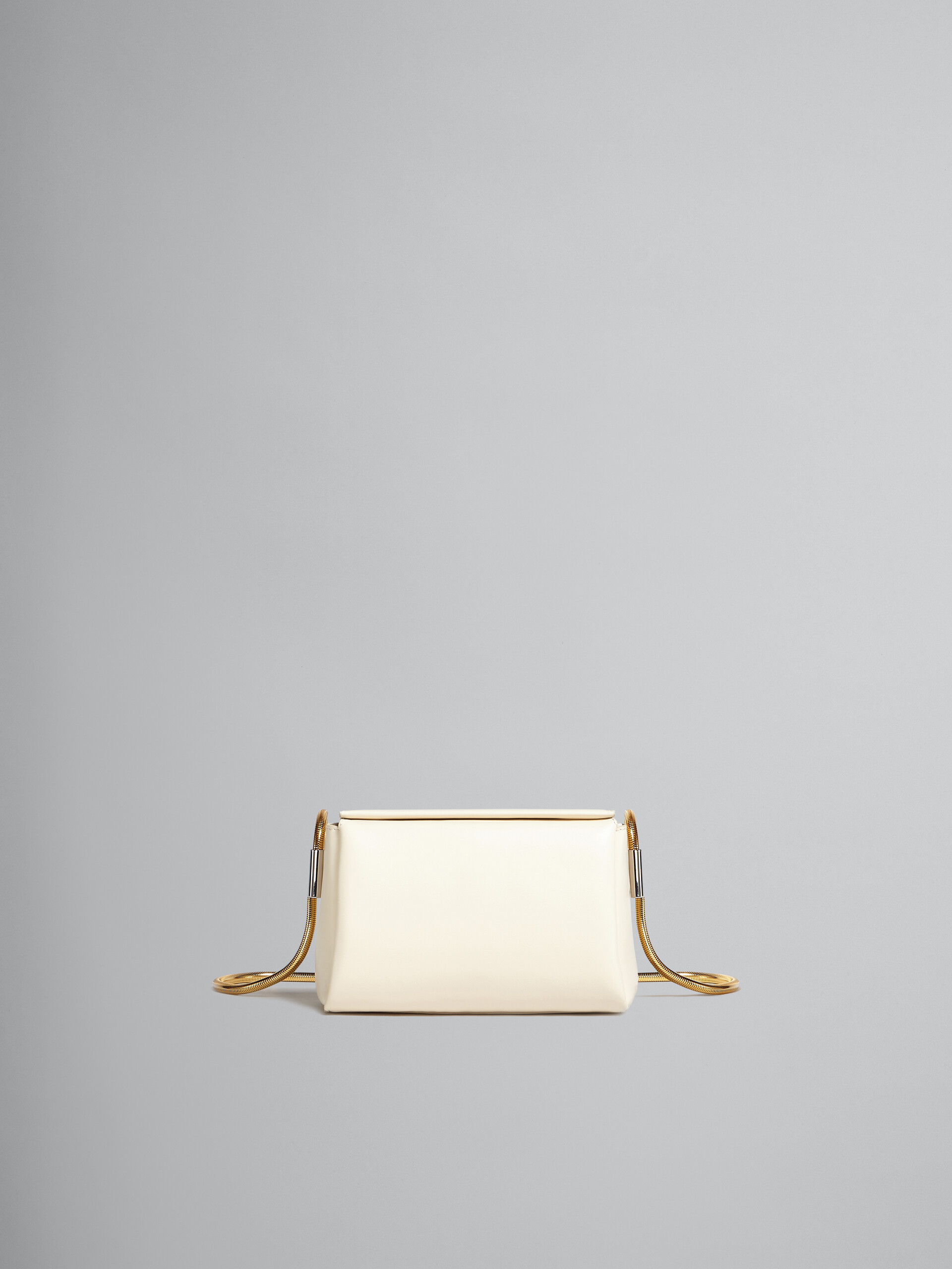 Toggle Small Bag in ivory white leather - Shoulder Bag - Image 1