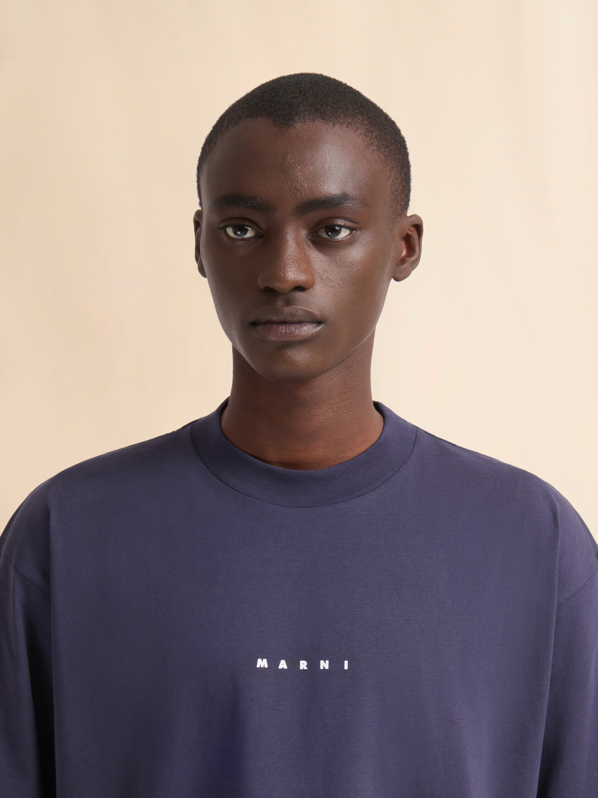 Pink organic cotton T-shirt with logo - Shirts - Image 4