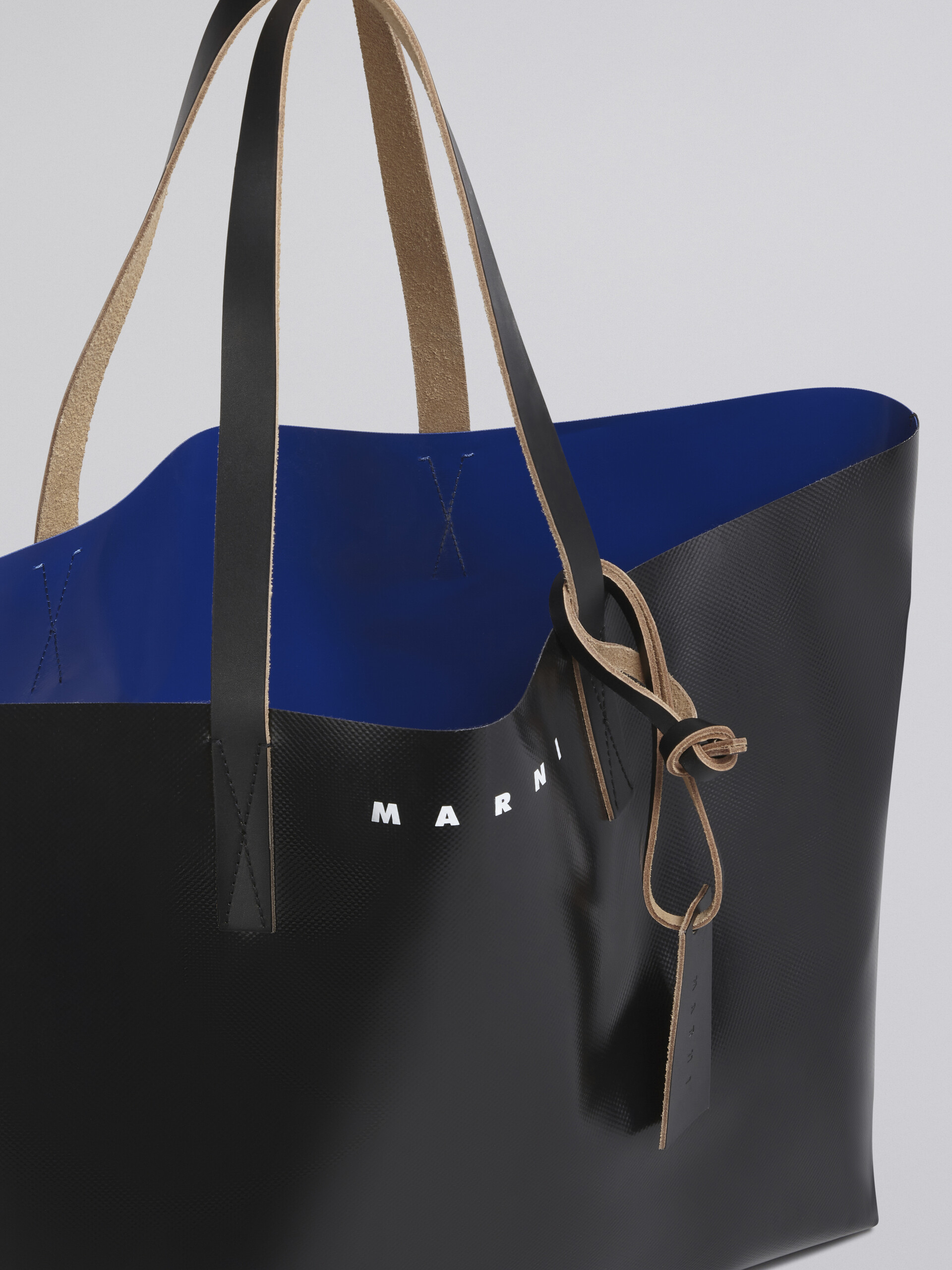 Black and blue TRIBECA shopping bag - Shopping Bags - Image 4