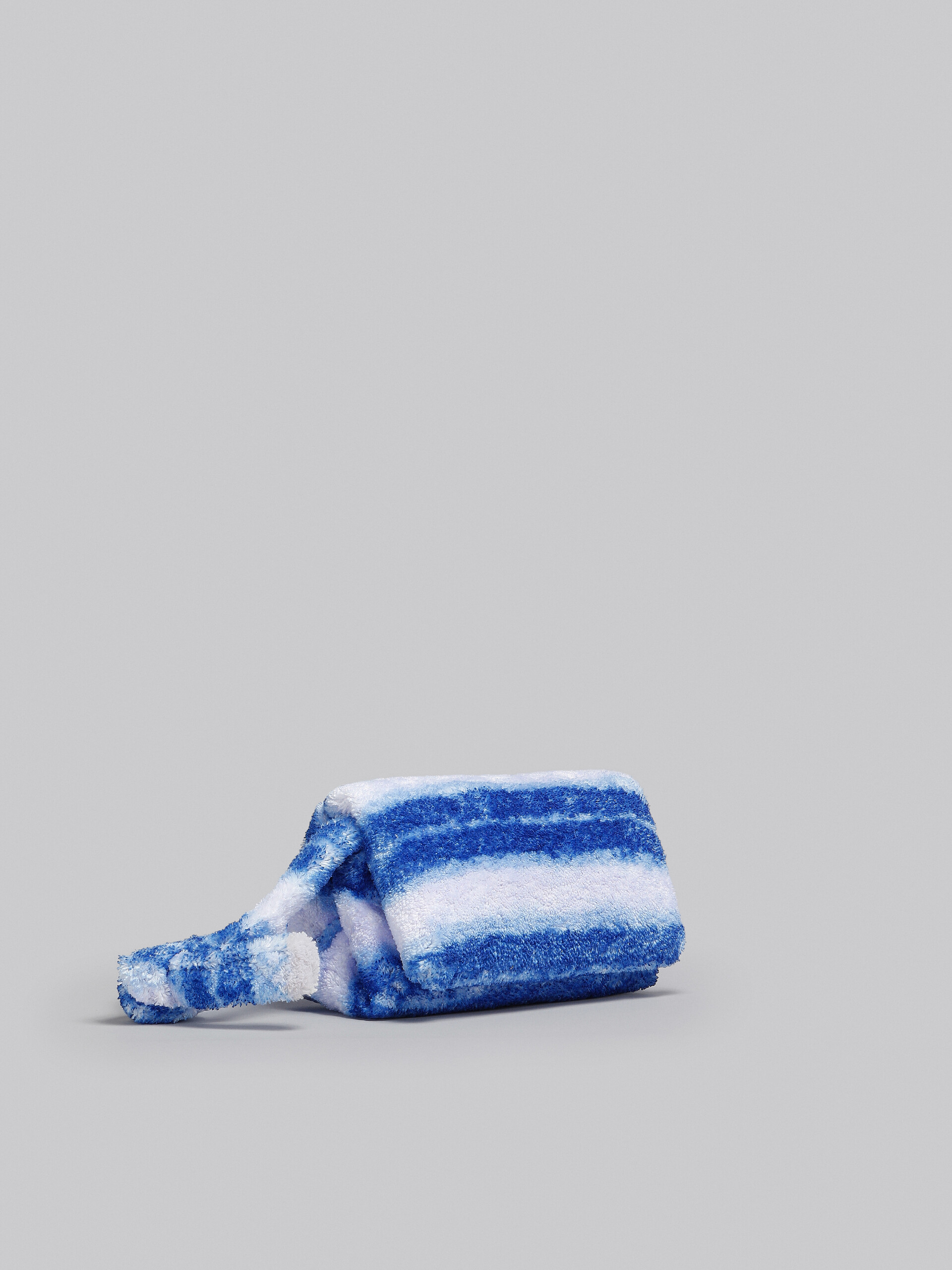 Small blue striped Terry Prisma bag - Shoulder Bag - Image 6