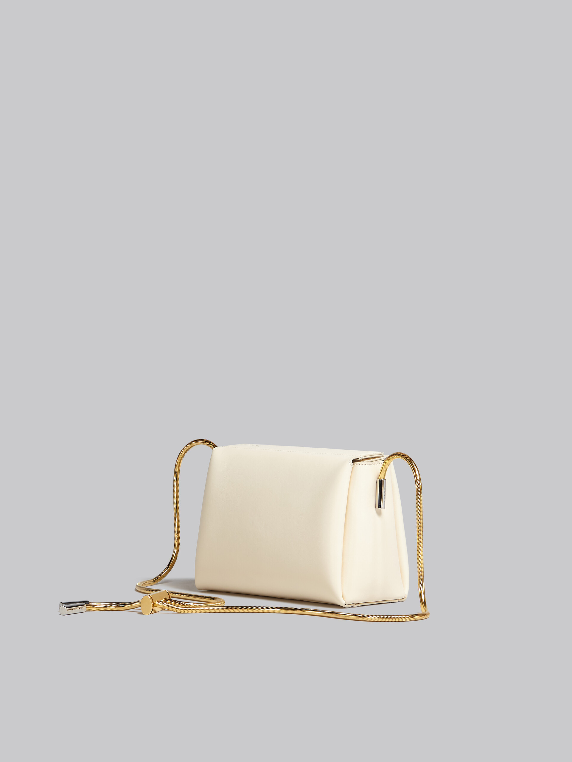 Toggle Medium Bag in white leather - Shoulder Bags - Image 3