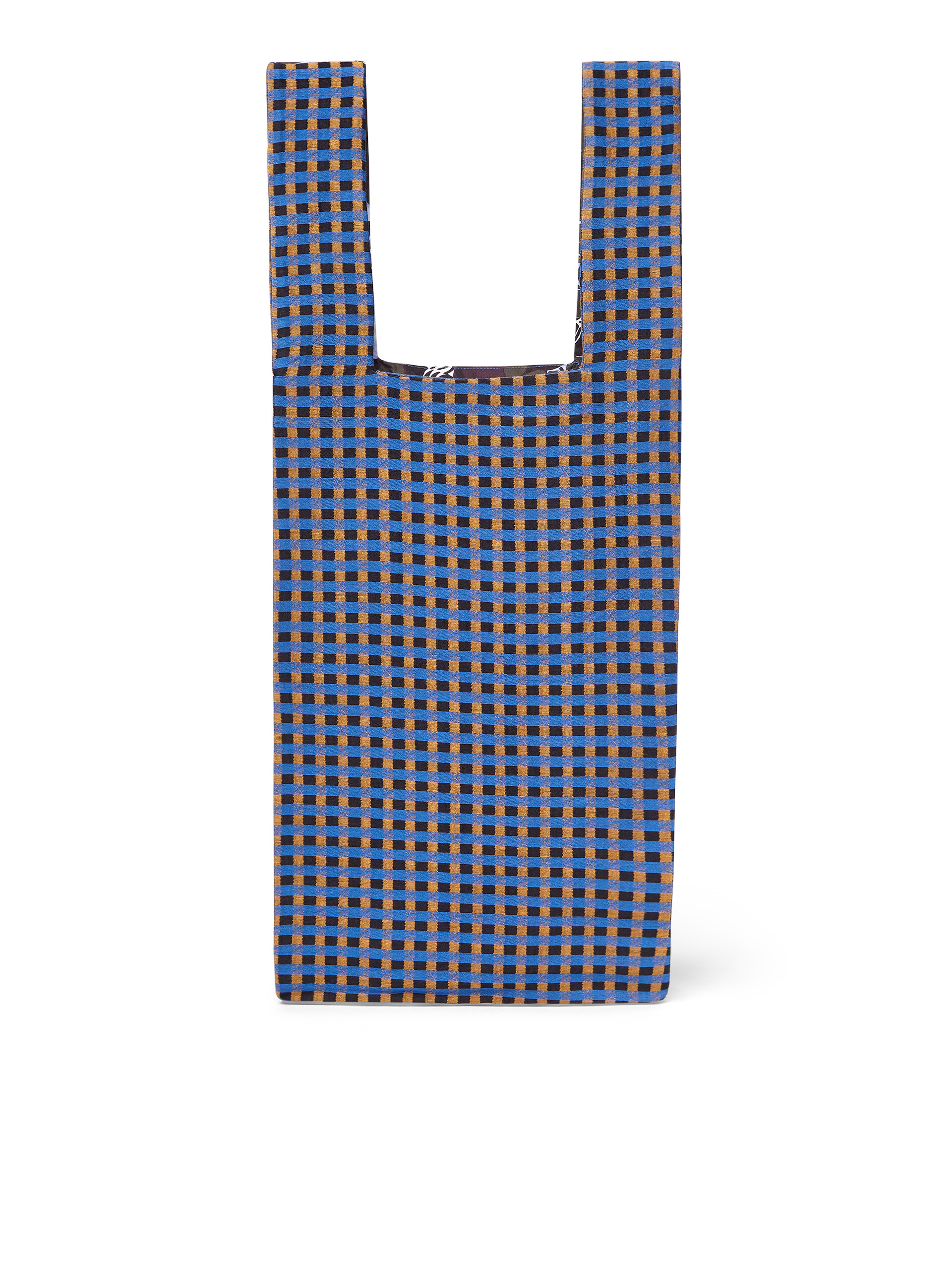MARNI MARKET viscose shopping bag with contrast print - Bags - Image 3