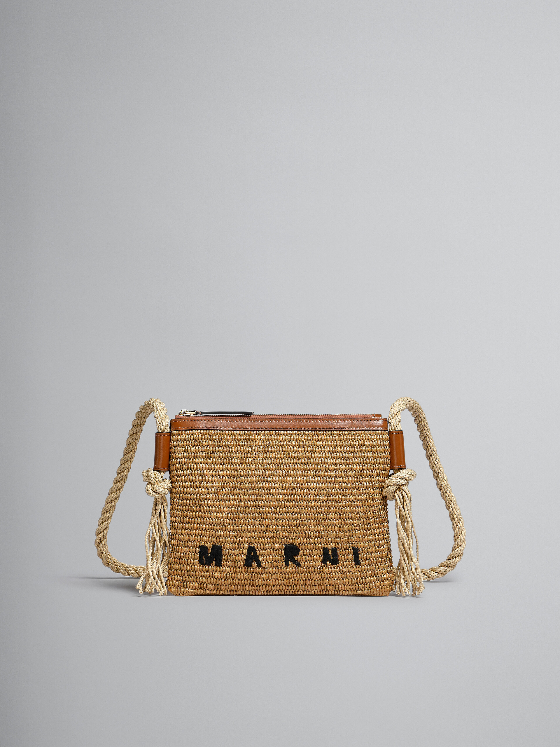 Marcel Summer Bag with rope shoulder stripe - Pochette - Image 1