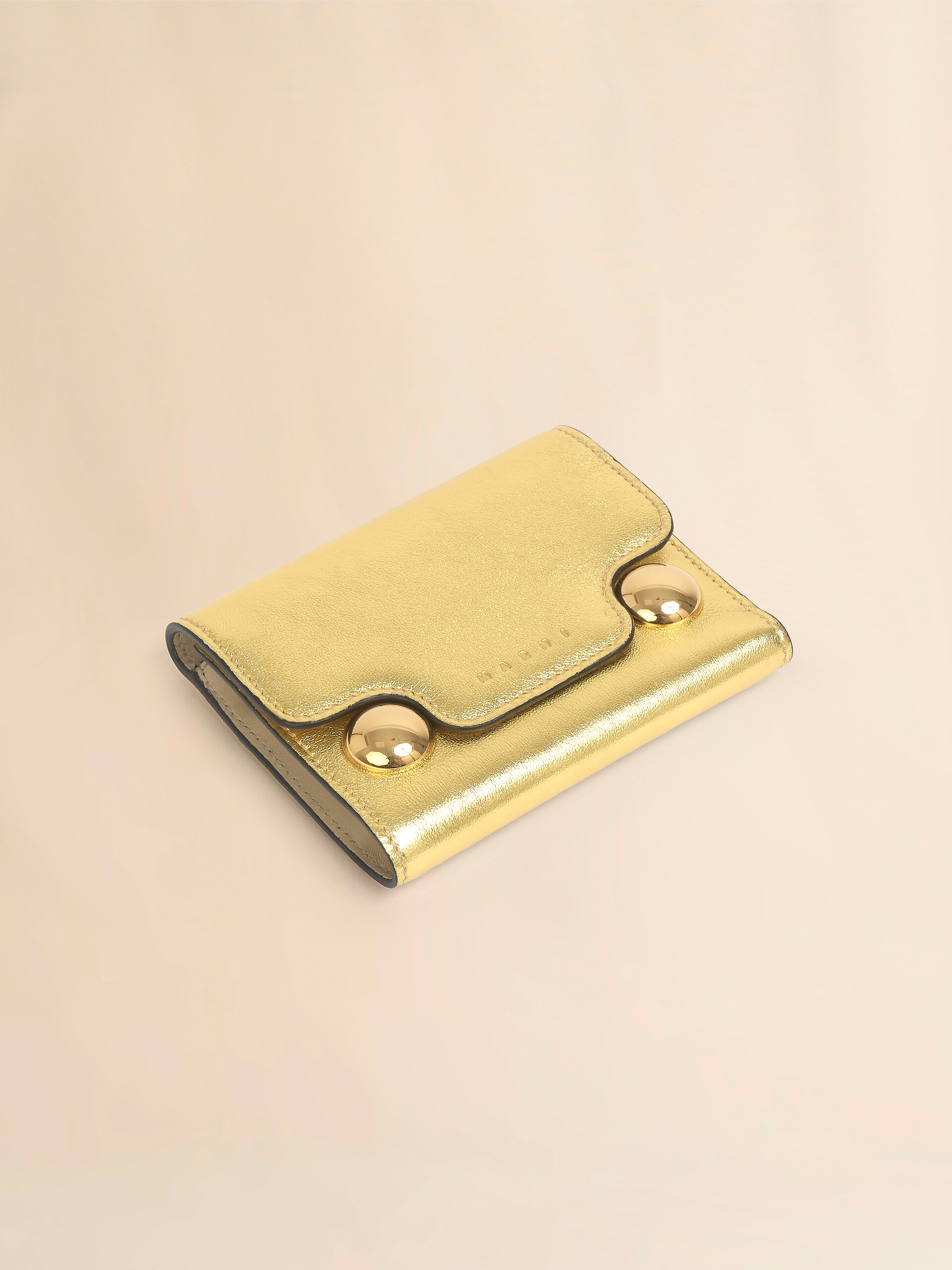 Silver leather Trunkaroo trifold wallet - Wallets - Image 4