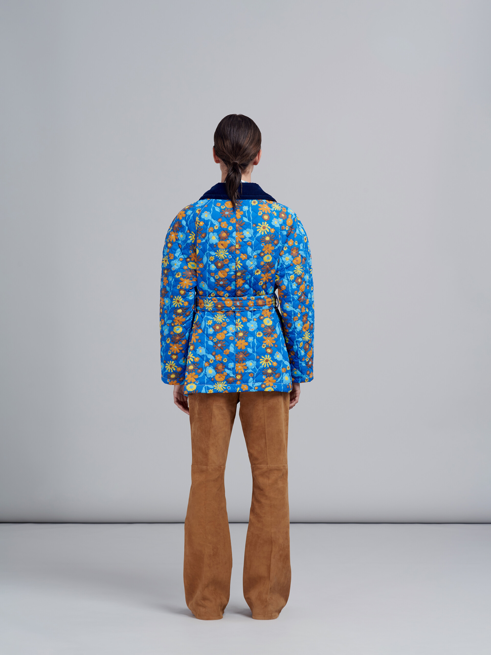 Vertical Garden print nylon jacket - Jackets - Image 3