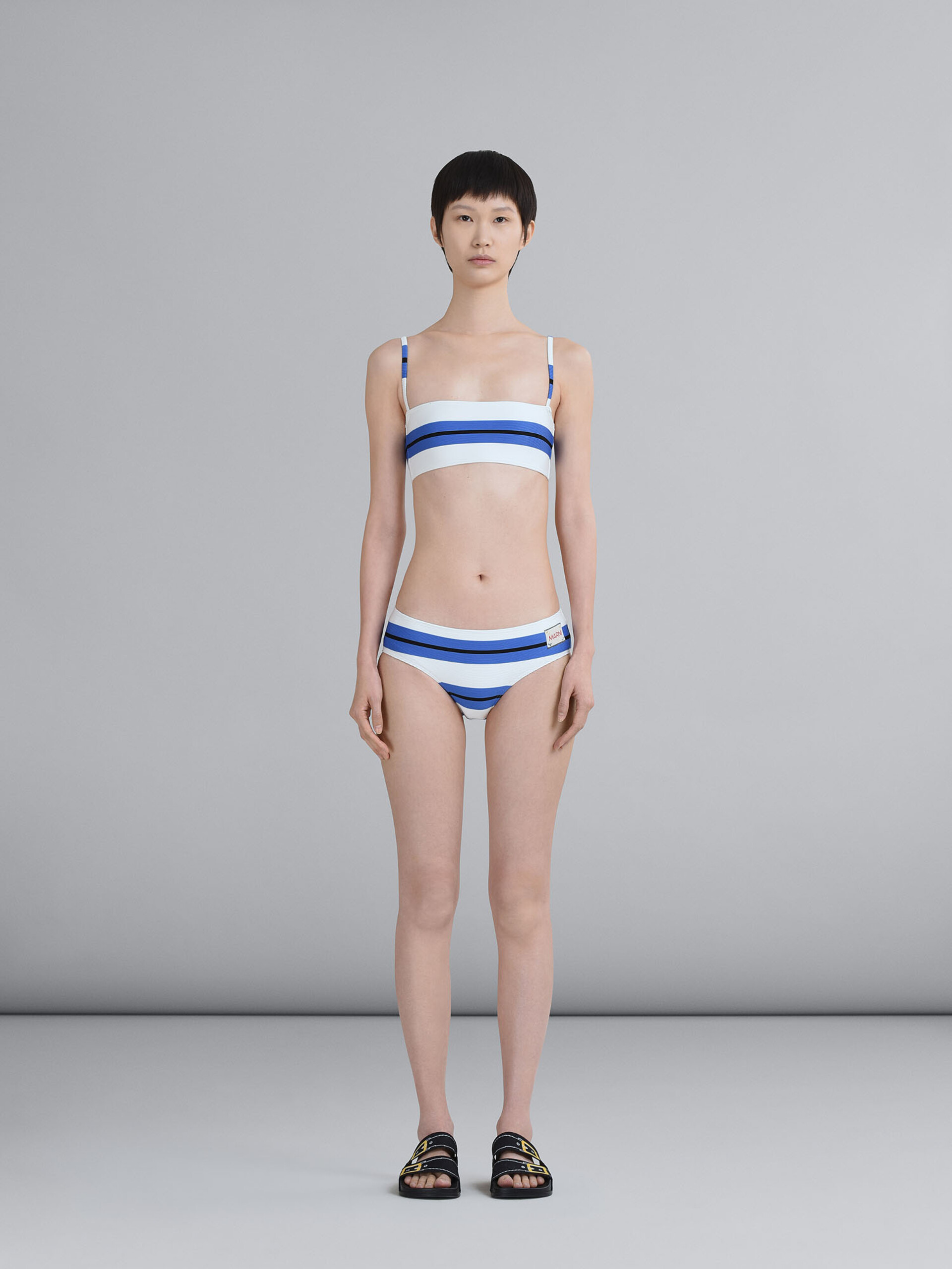Blue Nostalgia print stretch bikini - Bikini - Image 2