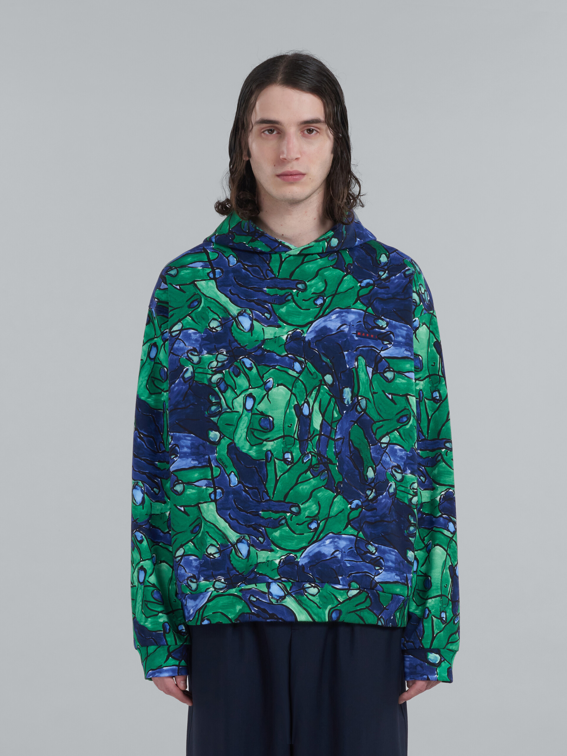 Printed hoodie - Sweaters - Image 2