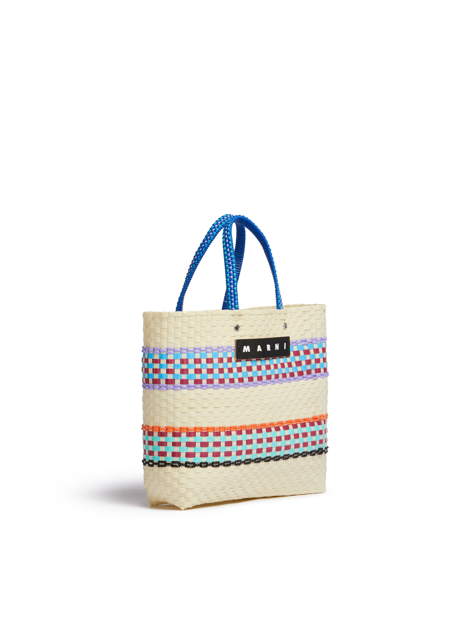 Bolso MARNI MARKET RETRO BASKET crema - Bolsos shopper - Image 2