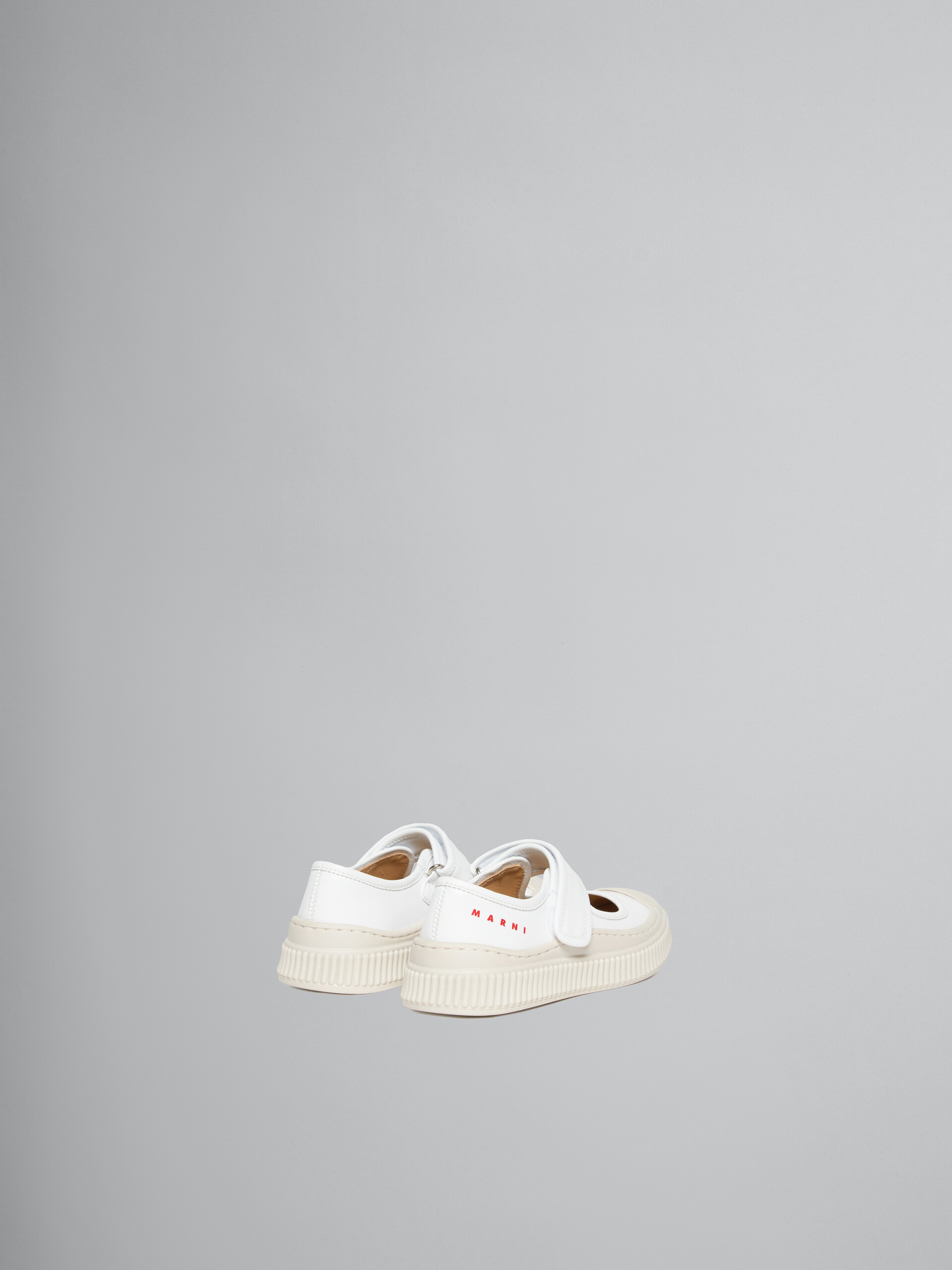 White Leather Mary-Jane Sneaker - kids - Image 3
