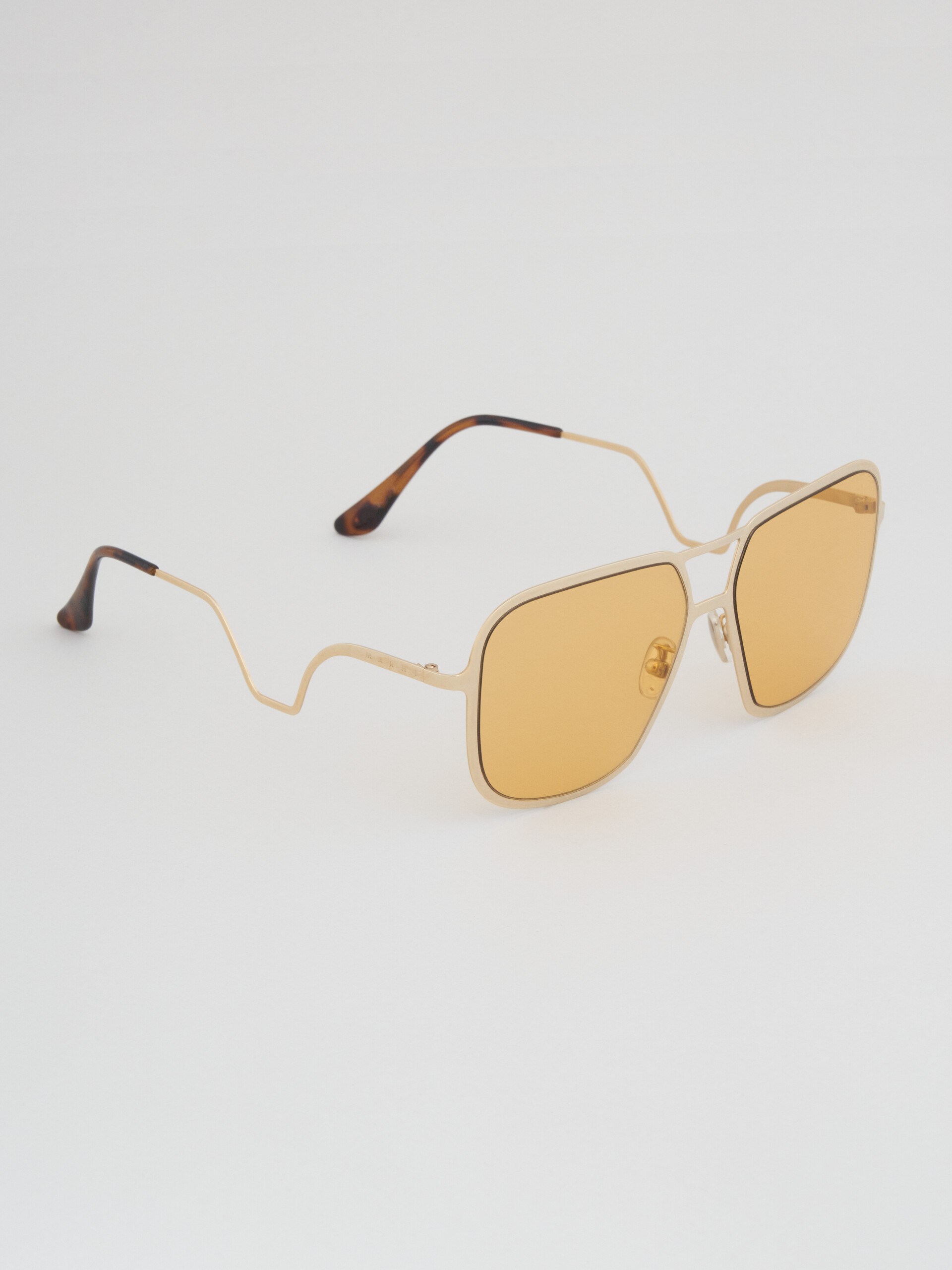 Yellow HA LONG BAY metal sunglasses - Optical - Image 2