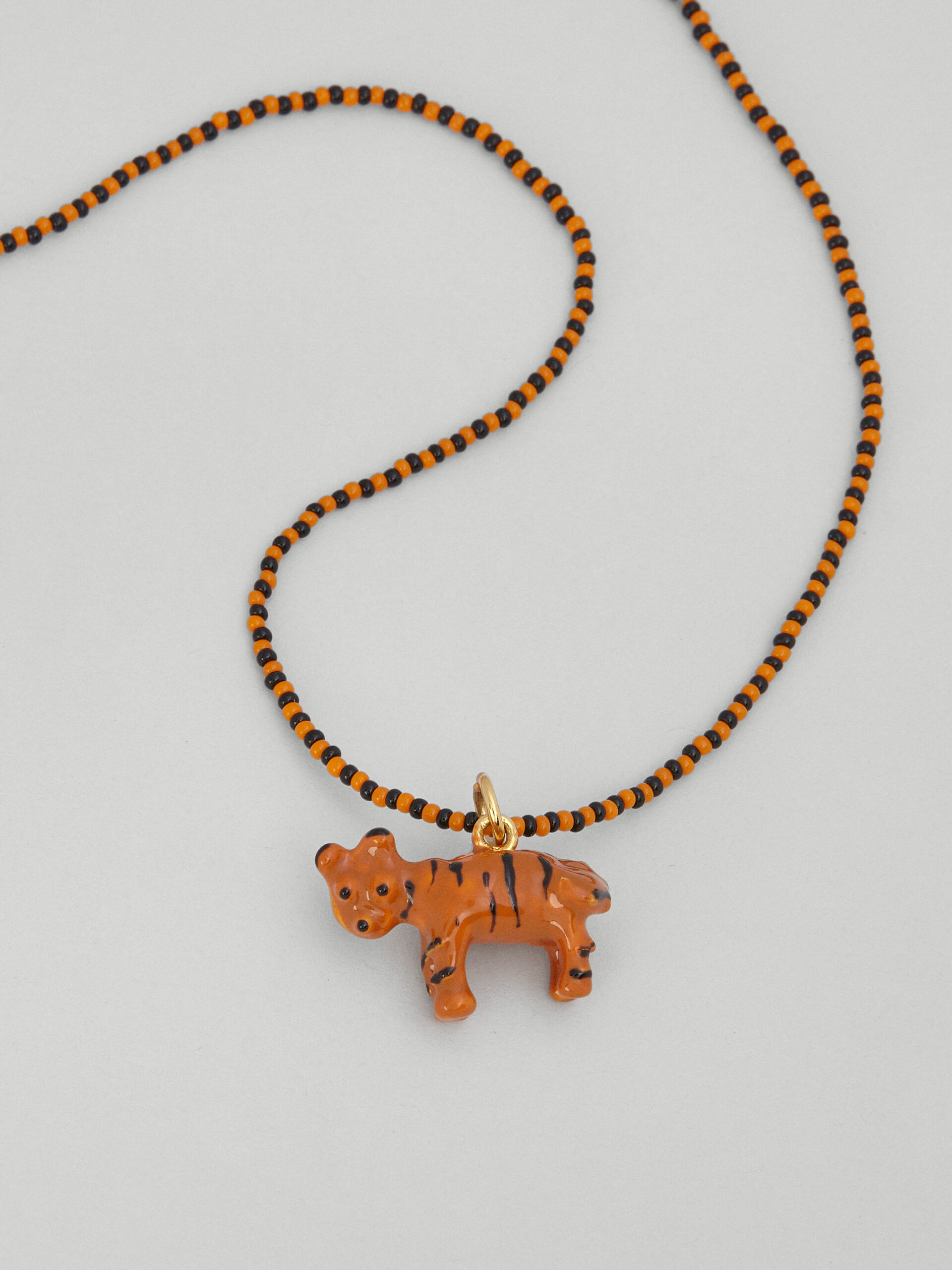 NAIF TIGER necklace in glass and resin - Necklaces - Image 3