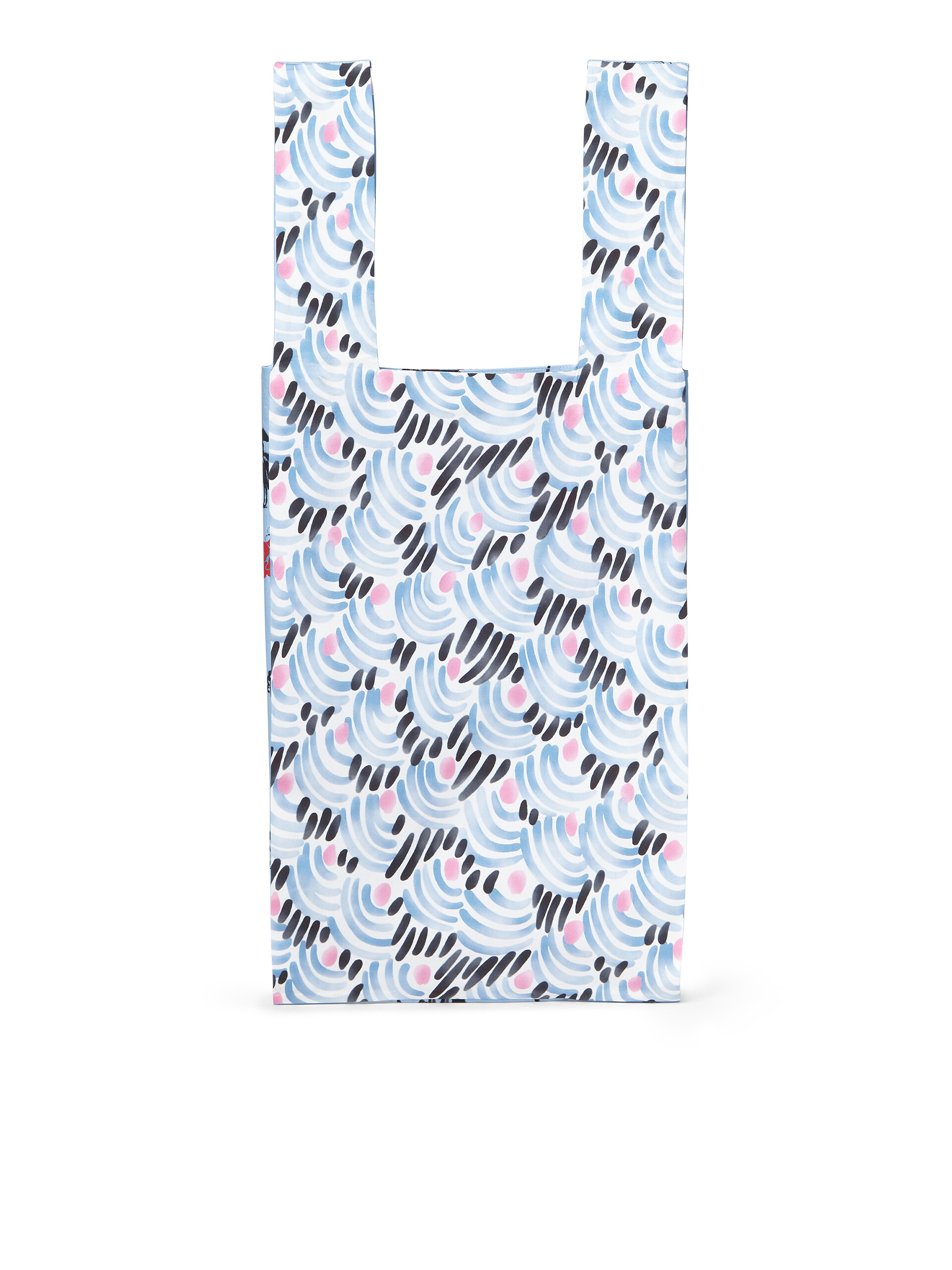 MARNI MARKET cotton shopping bag with floral and abstract print - Shopping Bags - Image 3