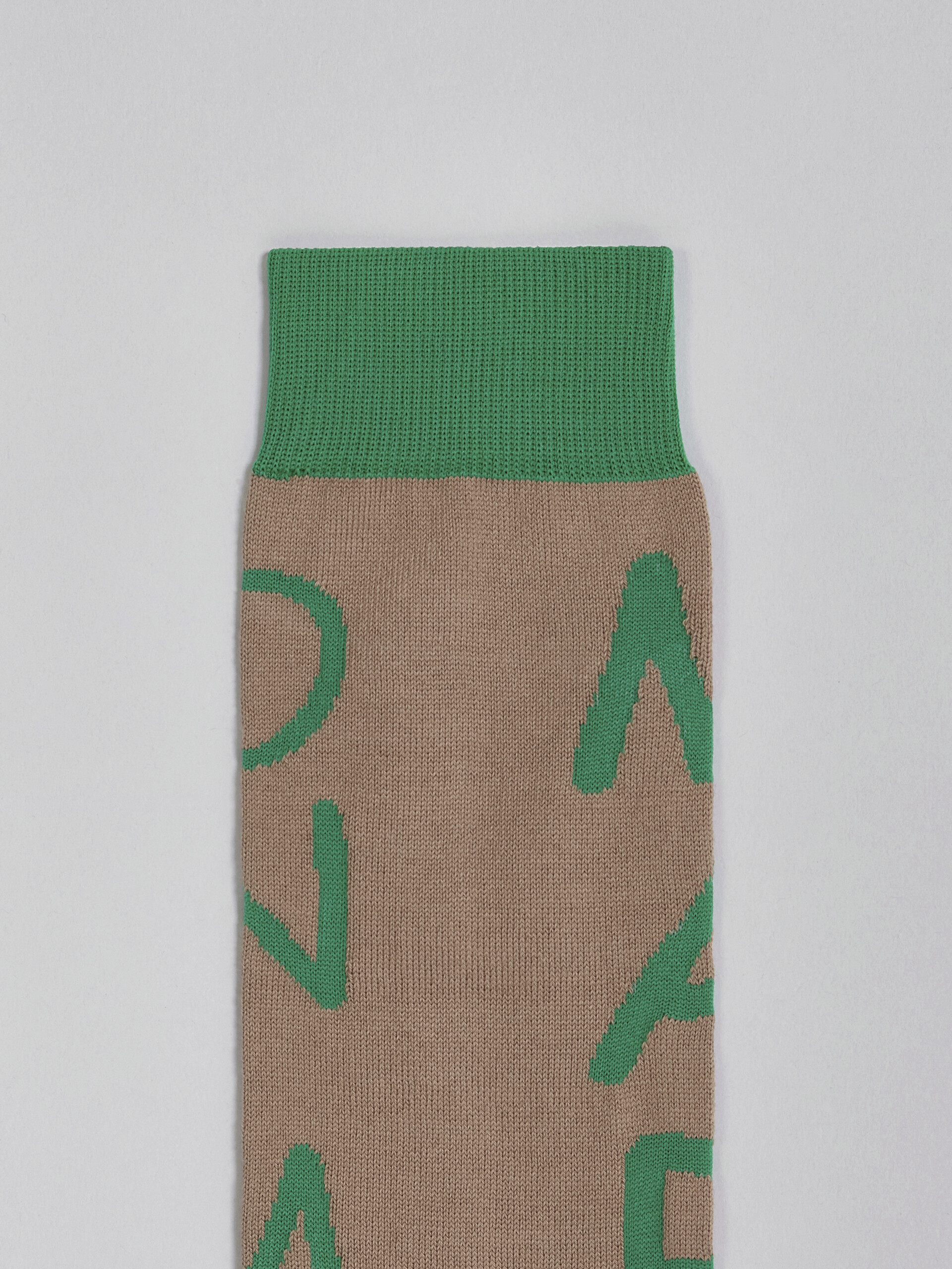 Beige MARNI ON ME cotton and nylon socks - Socks - Image 3