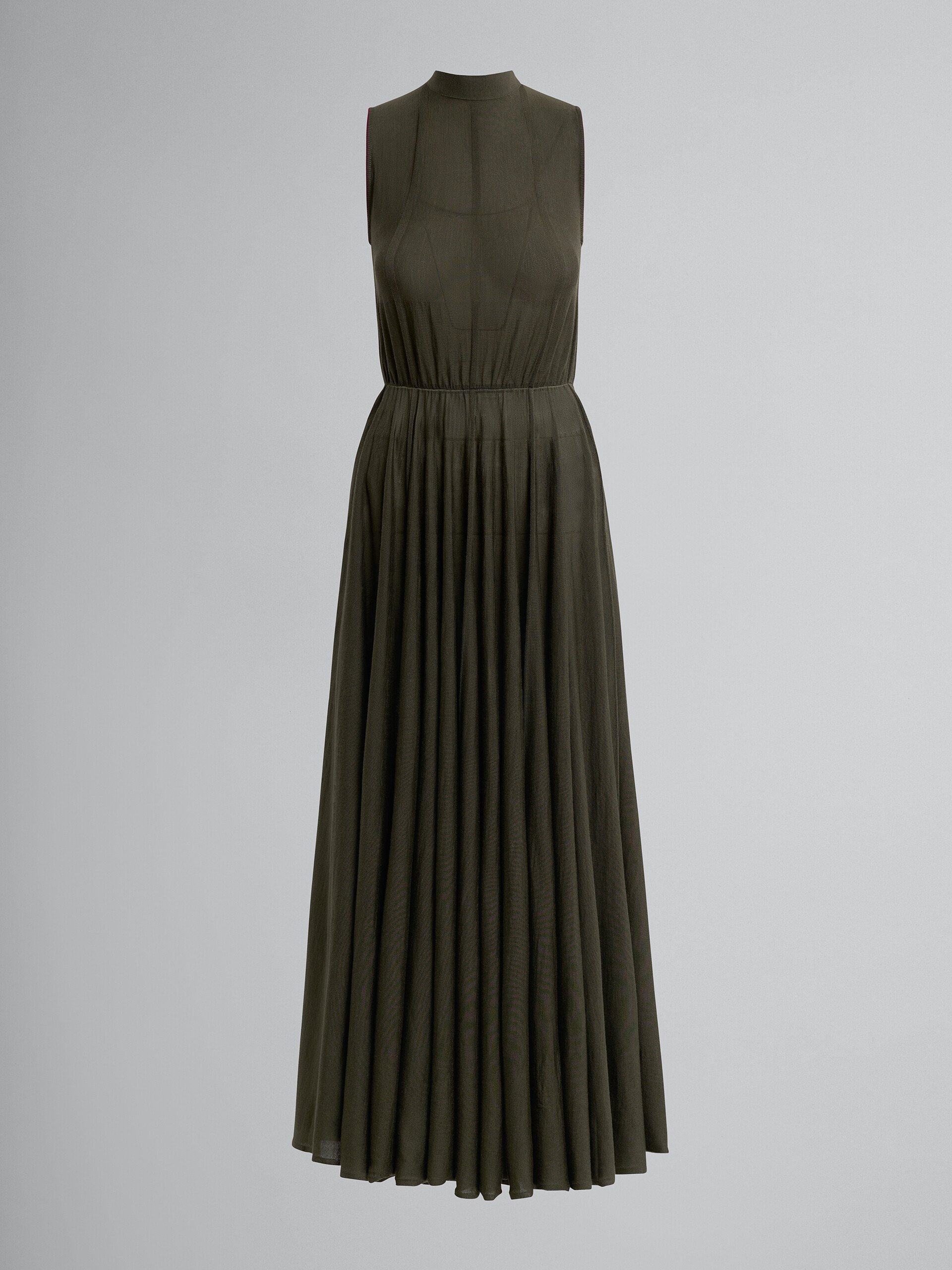 シックなライトウールドレス - ドレス - Image 1