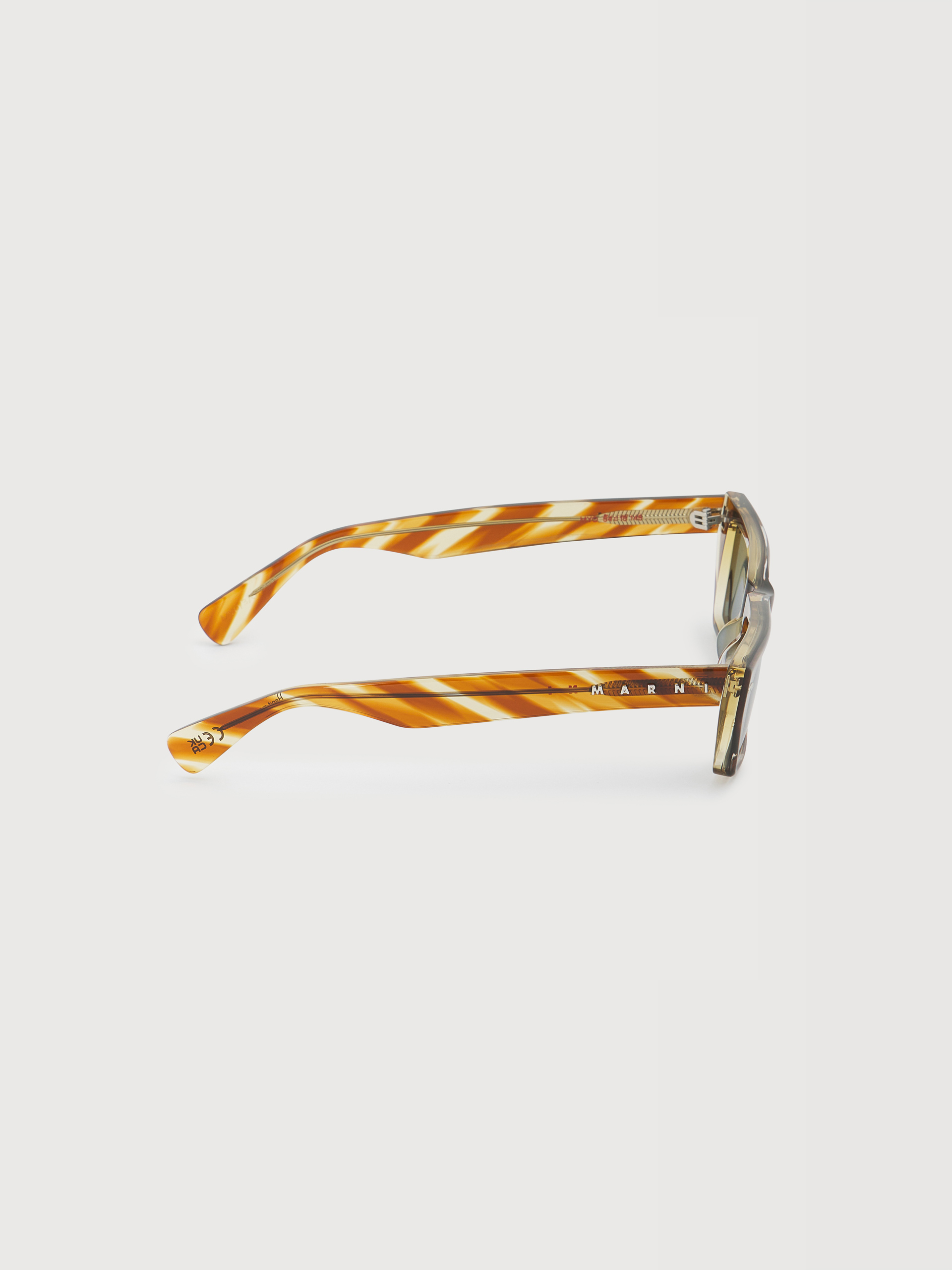 Black acetate flat-top sunglasses - Optical - Image 4