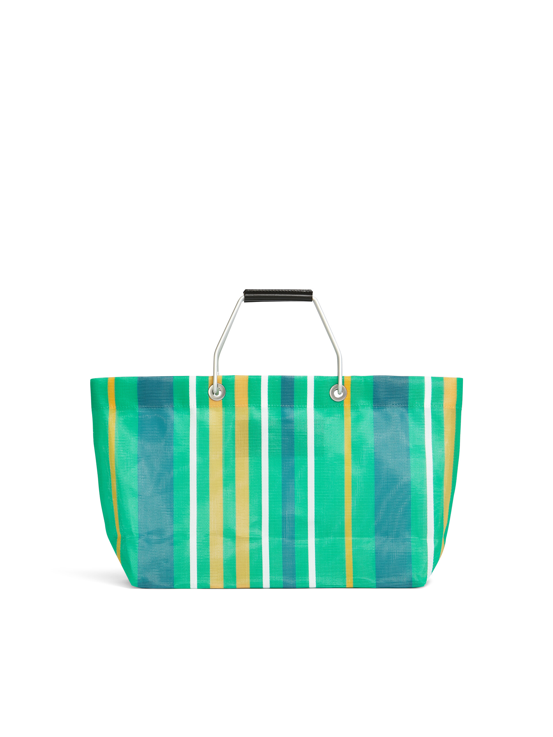 MARNI MARKET STRIPE multicolor green bag - Bags - Image 3