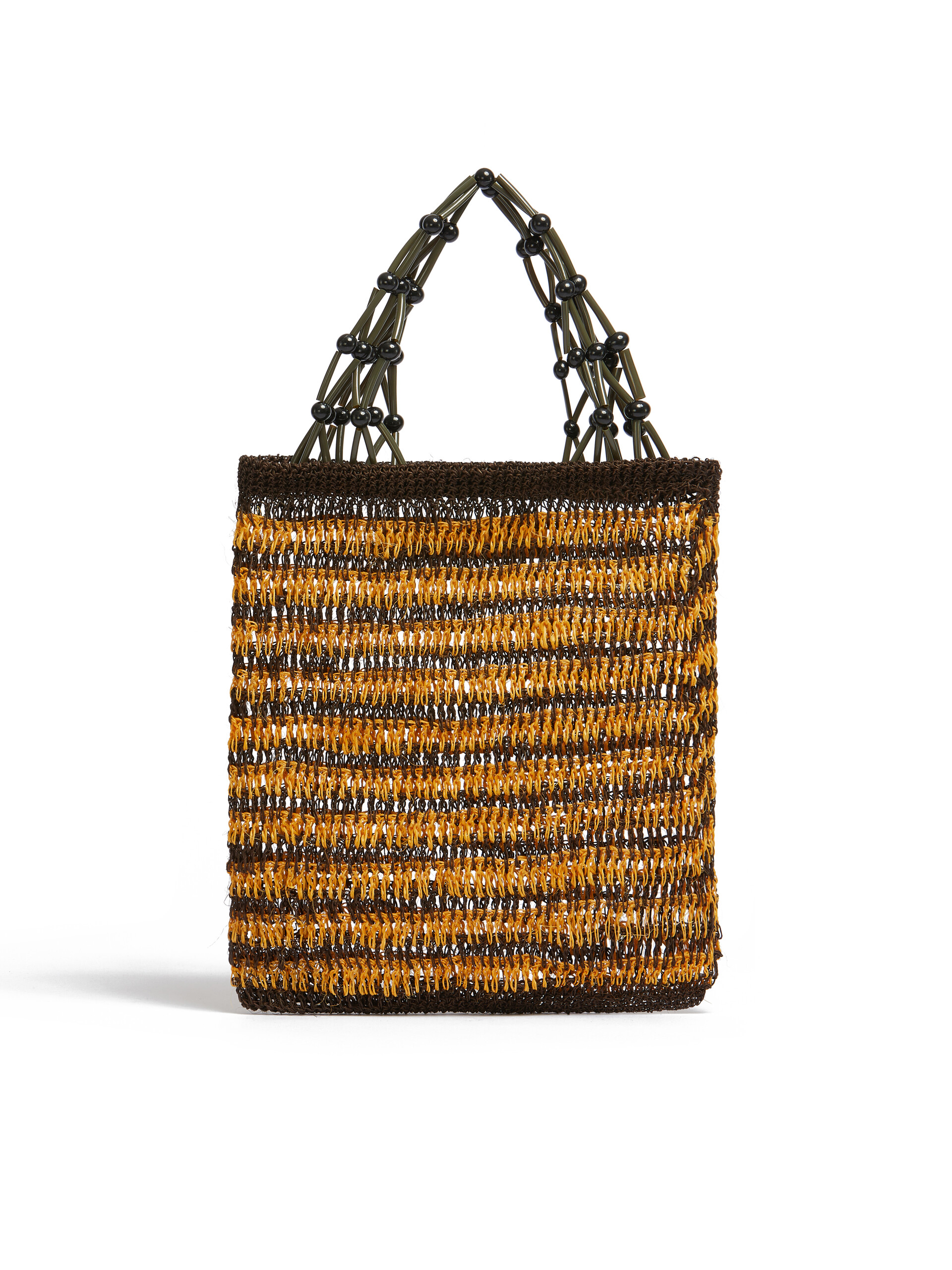 Marni Market マルニマーケット　ナチュラルファイバーネットショッパー グリーン MARNI MARKET FIQUE ナチュラルファイバーネット