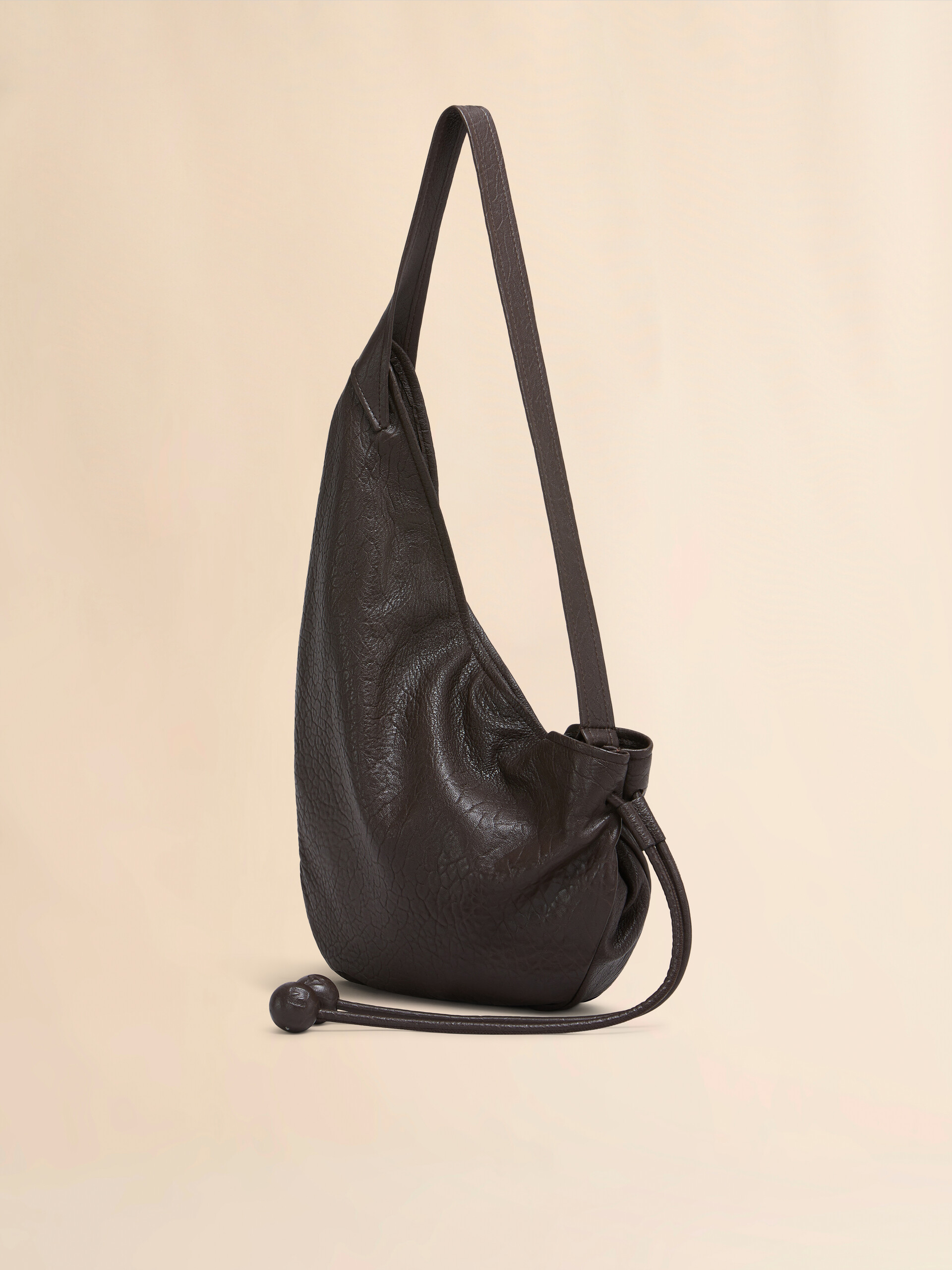 Small brown nappa Hobo bag - Shoulder Bags - Image 2