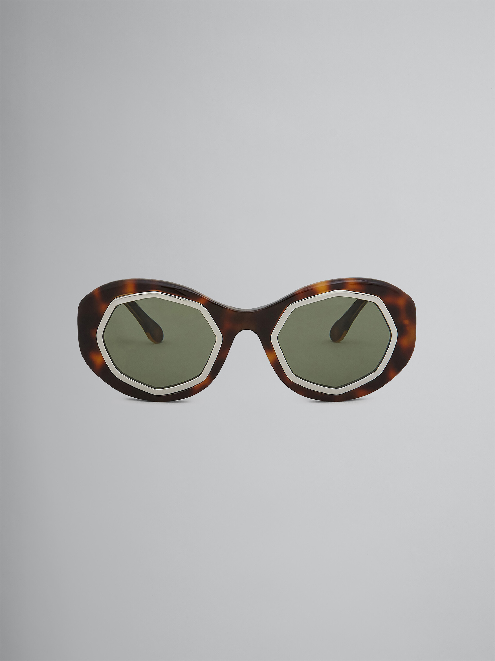 Tortoiseshell MOUNT BRUMO acetate sunglasses - Optical - Image 1