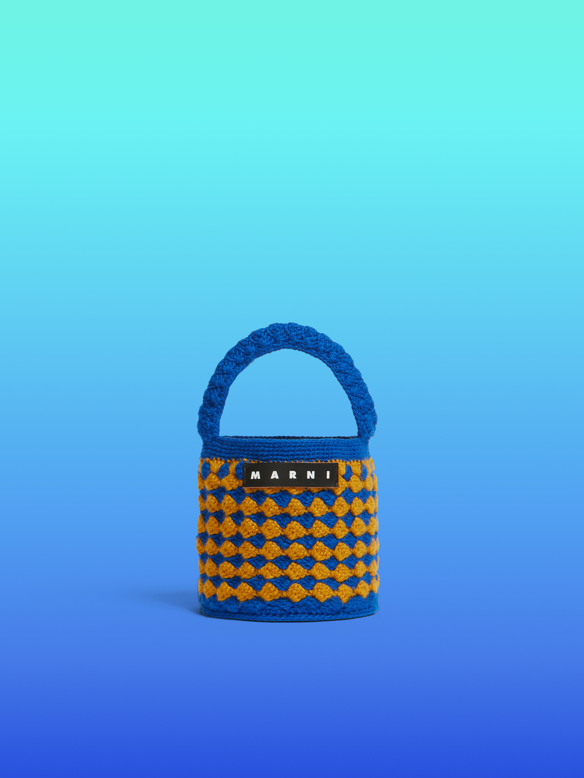 Purple Crochet Marni Market Rosal Bag - Shopping Bags - Image 1