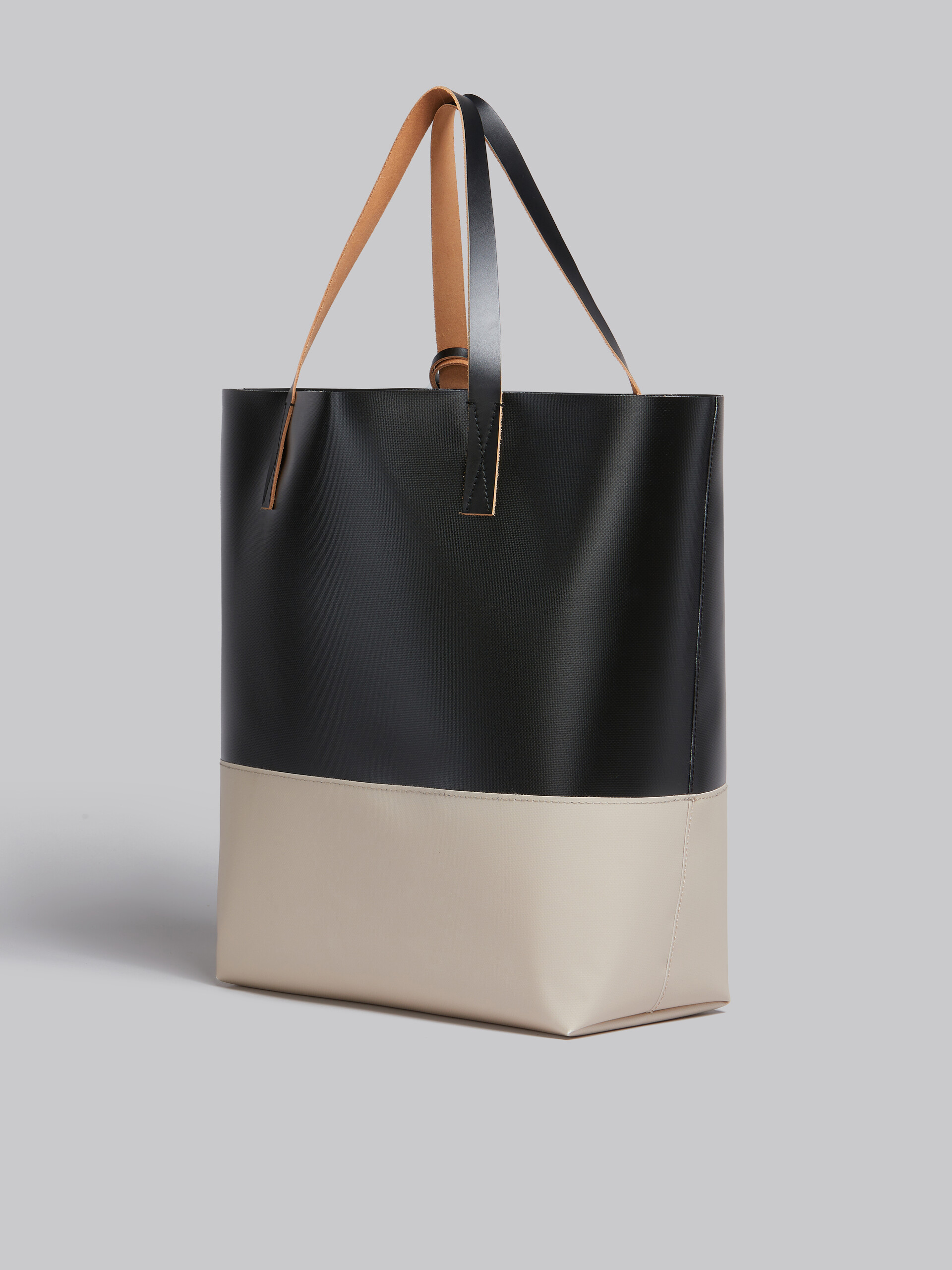 Tribeca shopping bag in blue and black - Shopping Bags - Image 5