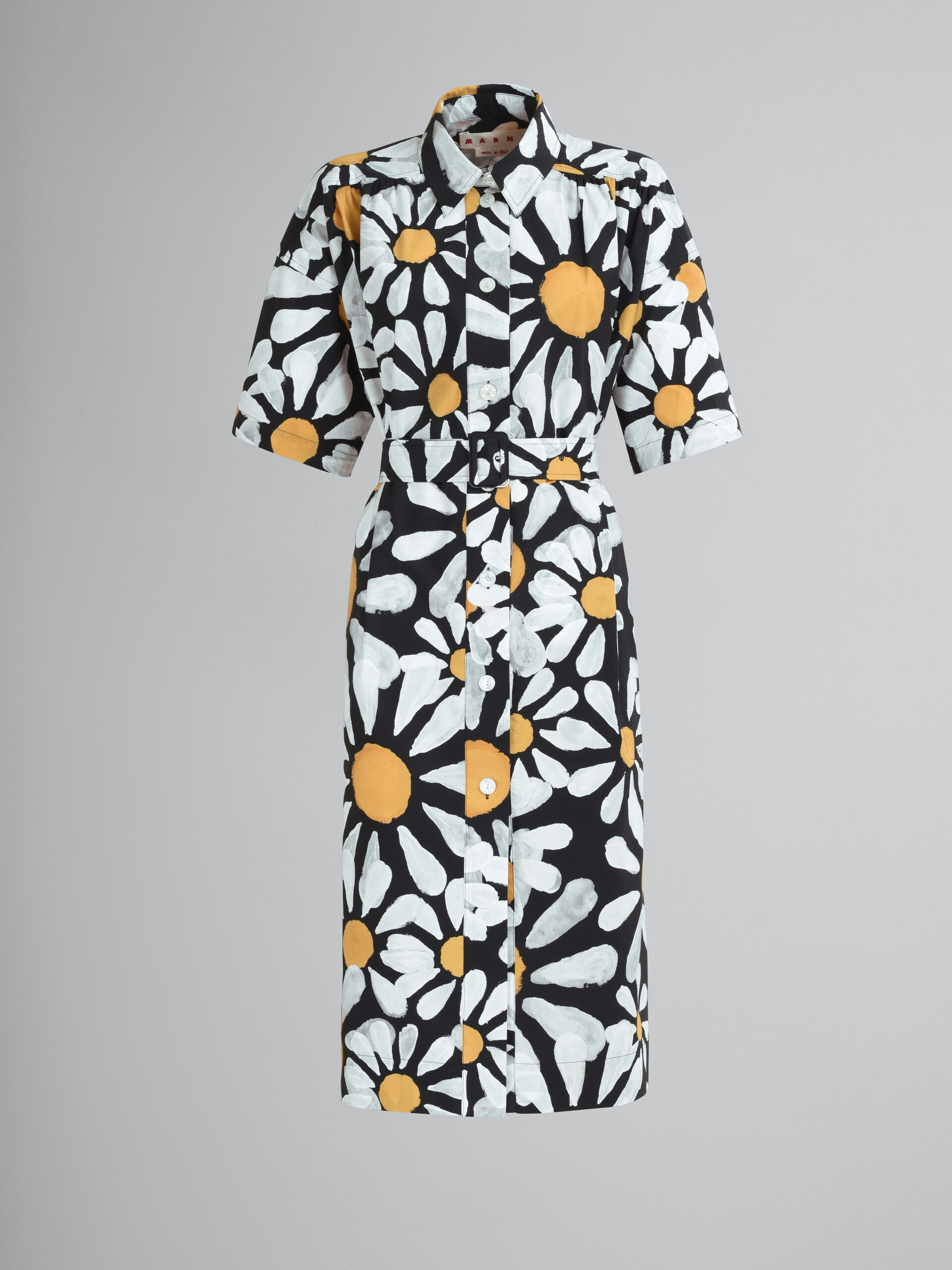 Euphoria print poplin chemisier dress - Dresses - Image 1