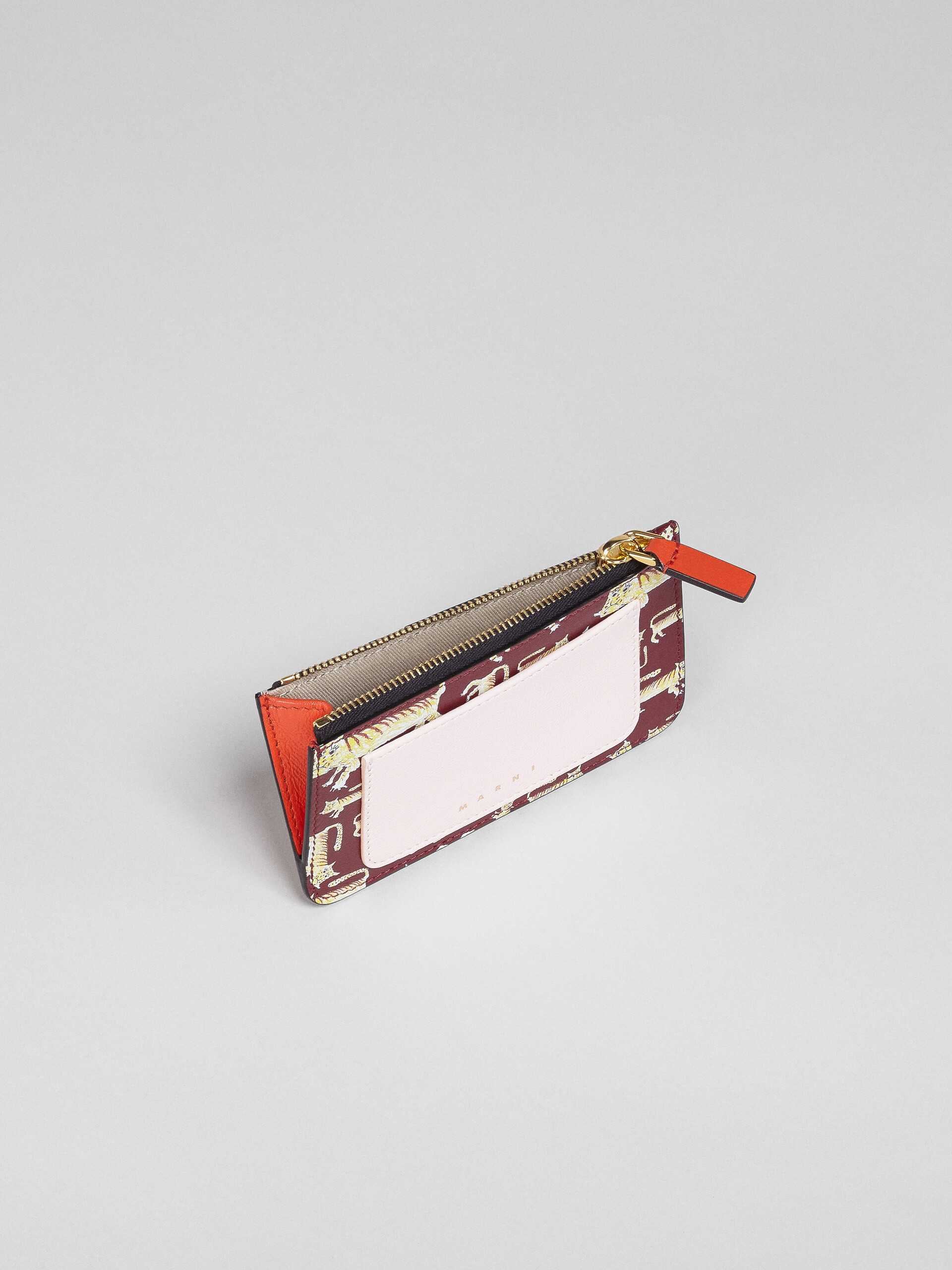 Tiger print leather wallet - Wallets - Image 2